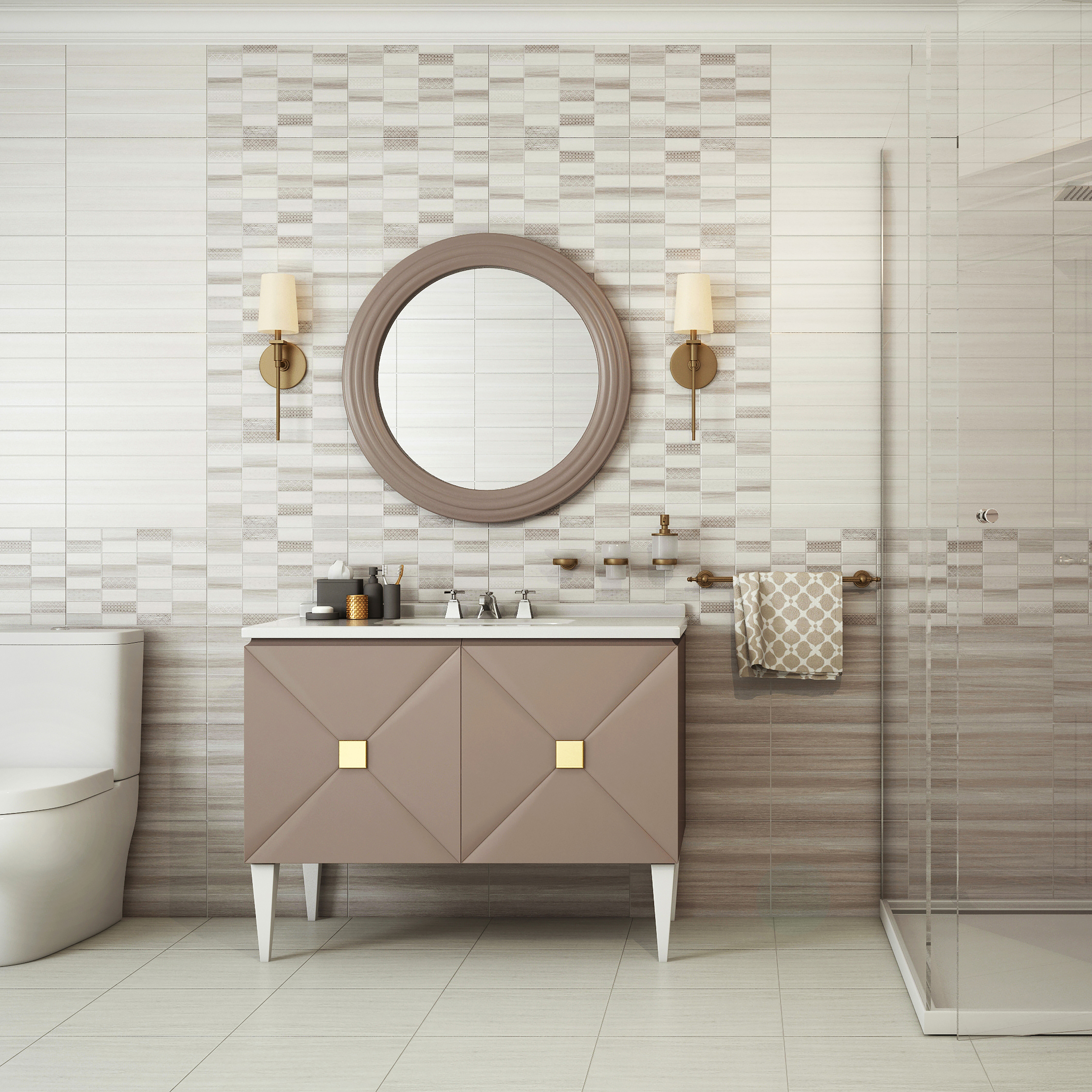 Изображение товара Керамическая плитка Керамин Нидвуд CDB00020422 40x27.5см 1.65 м² цвет серый