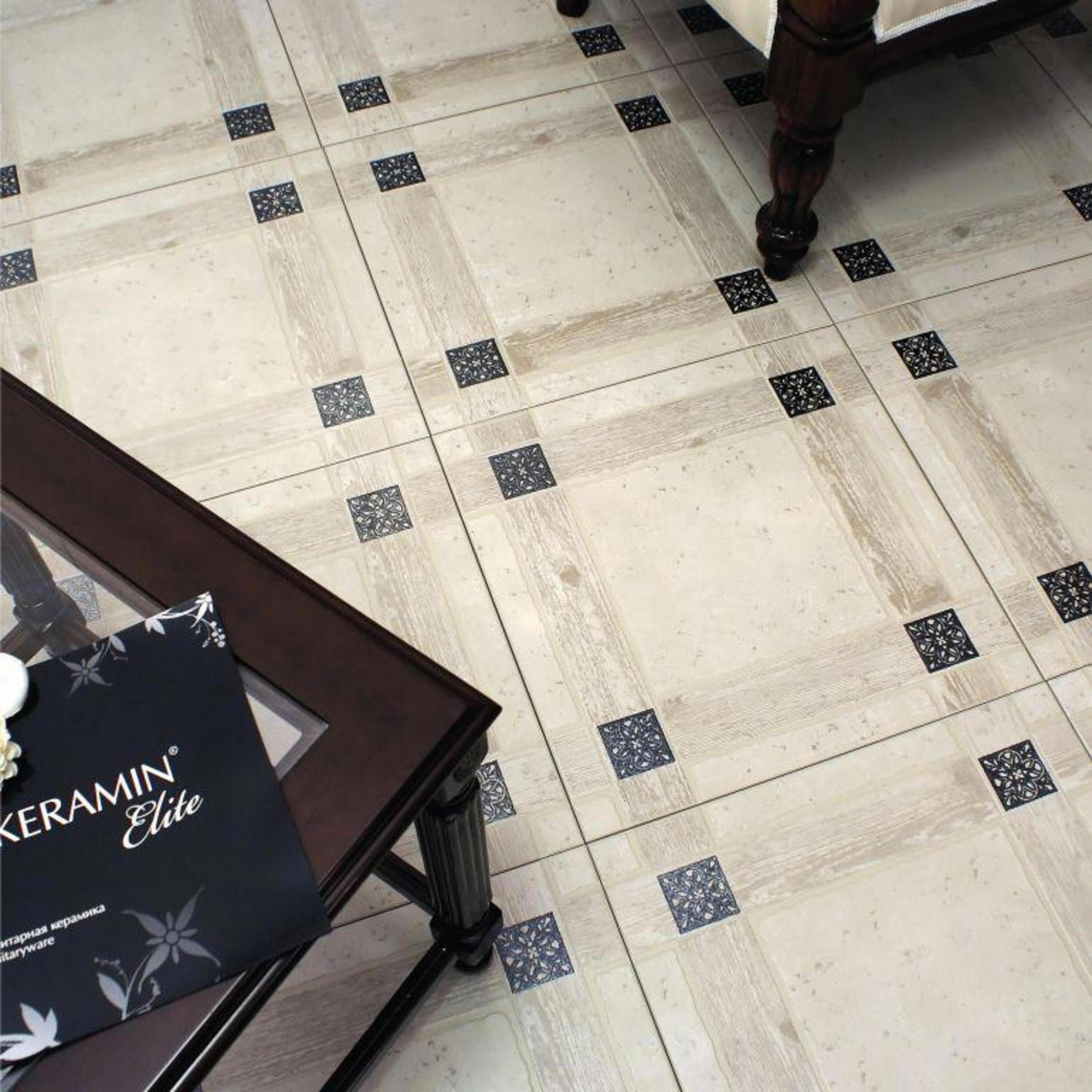 Изображение товара Керамогранит Керамин Шато CDB00005752 50x50см 1.25 м² цвет серый, серебристый