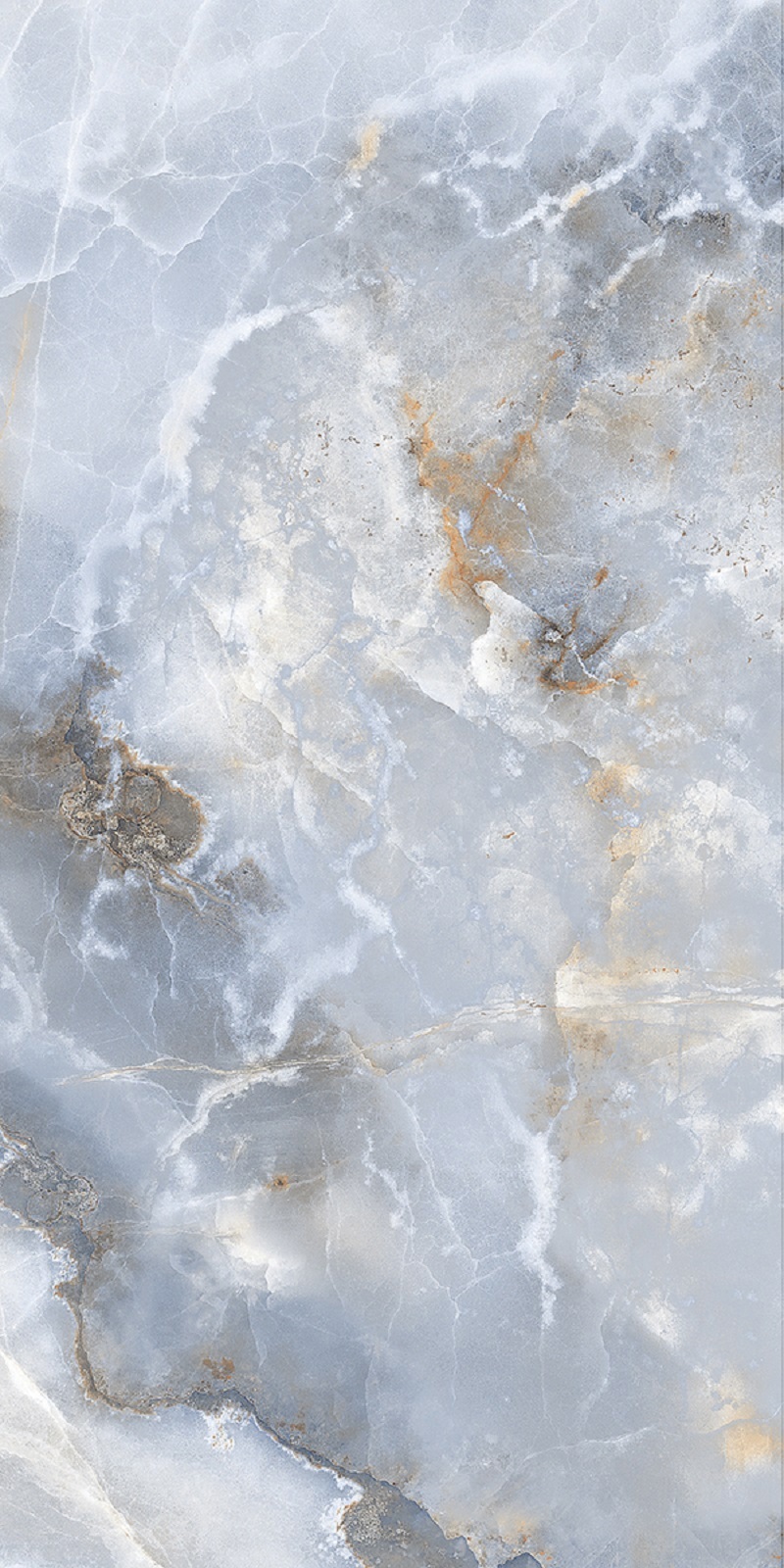 Изображение товара Керамогранит SONEX Louis Onyx Azul Glossy 60x120 см голубой полированный