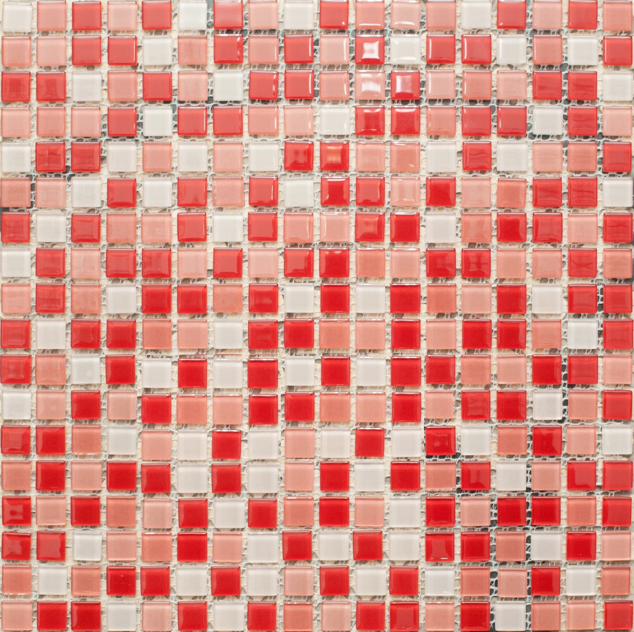 Изображение товара Декоративная стеклянная мозаика Nsmosaic J-354 30.5x30.5 см Красная