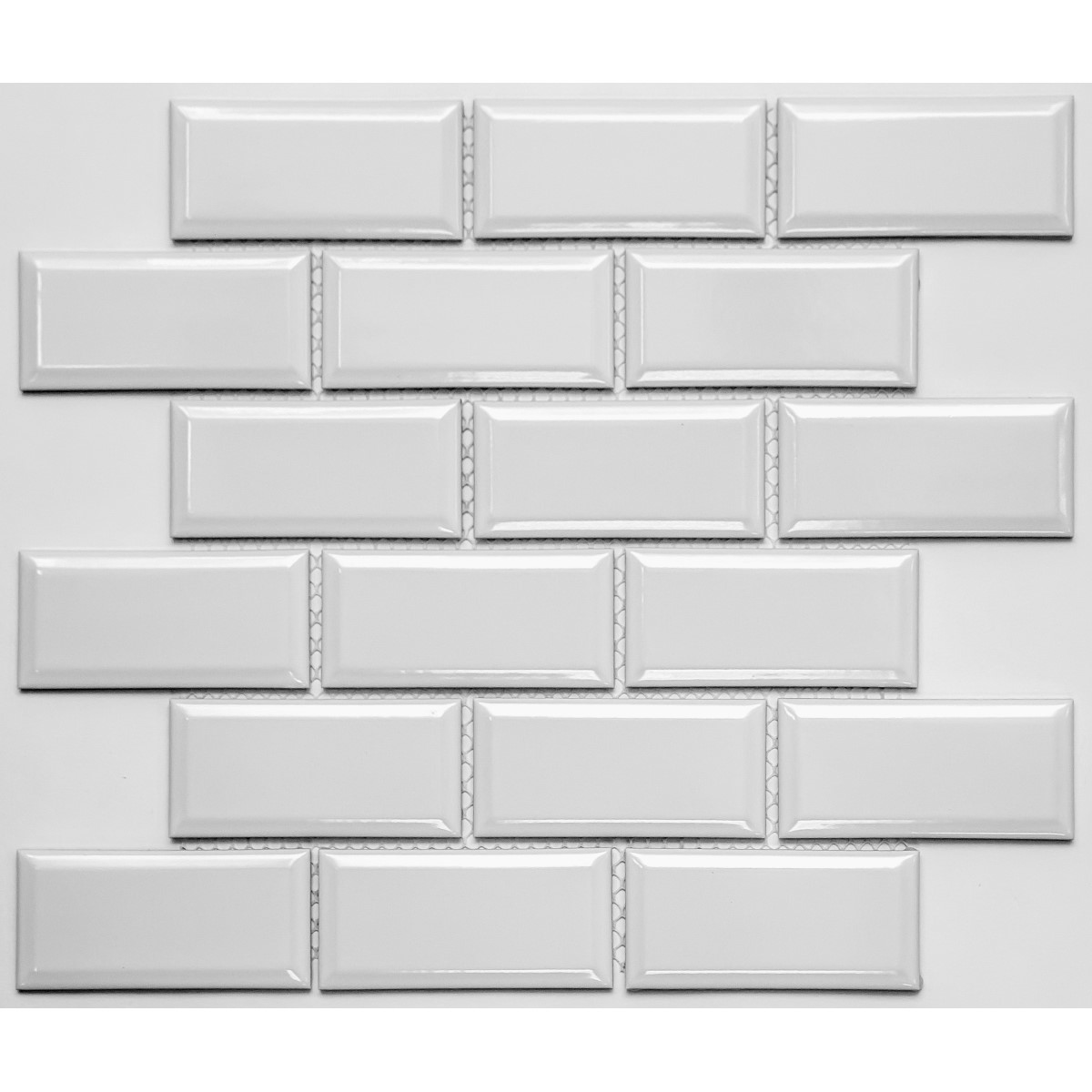 Изображение товара Декоративная мозаика Nsmosaic Pr4595-31 NS11PL0057 29.5x29.1см цвет Белый