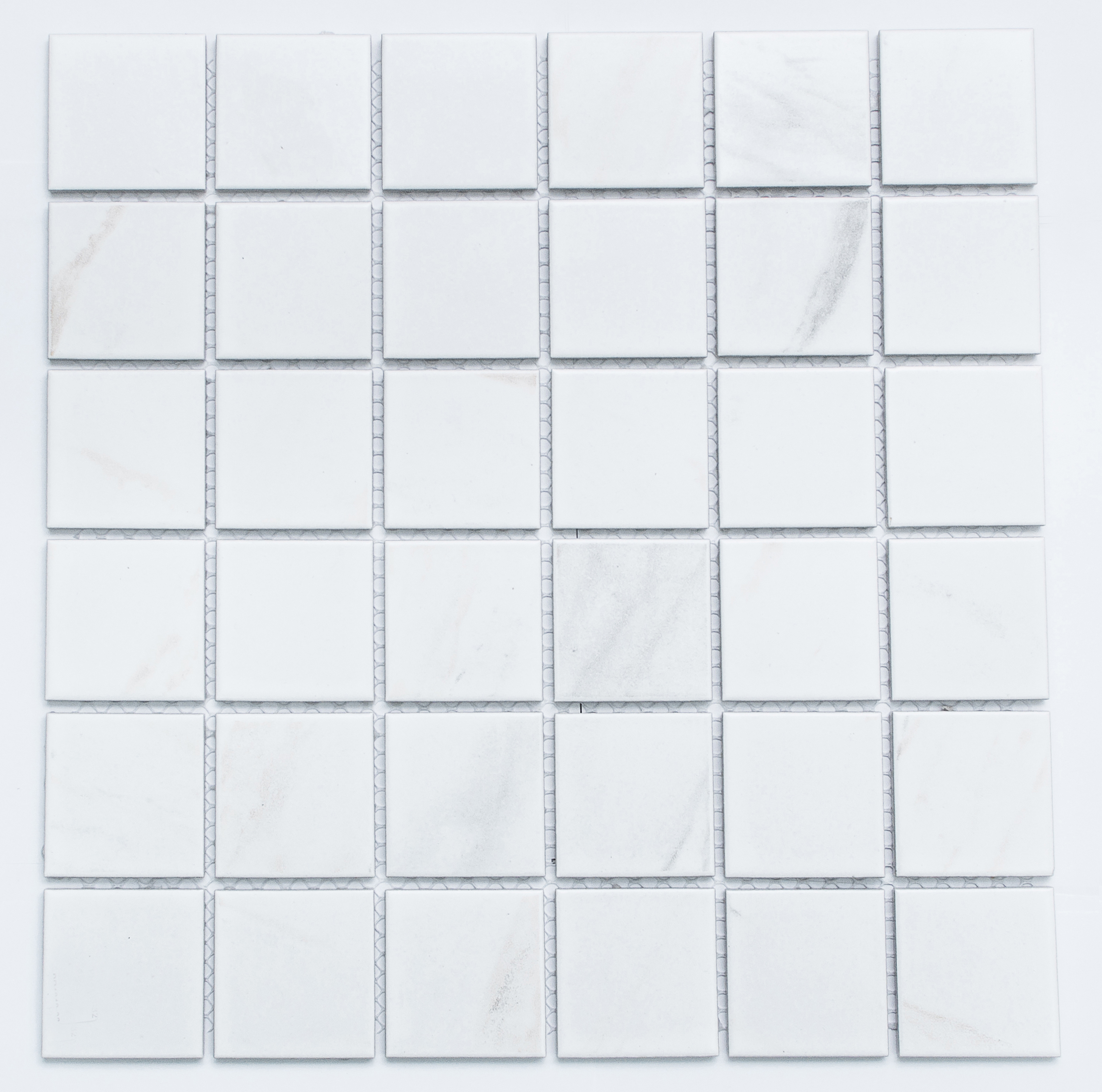 Изображение товара Декоративная керамическая мозаика NSmosaic Pr4848-32 30.6x30.6 см серый серебристый