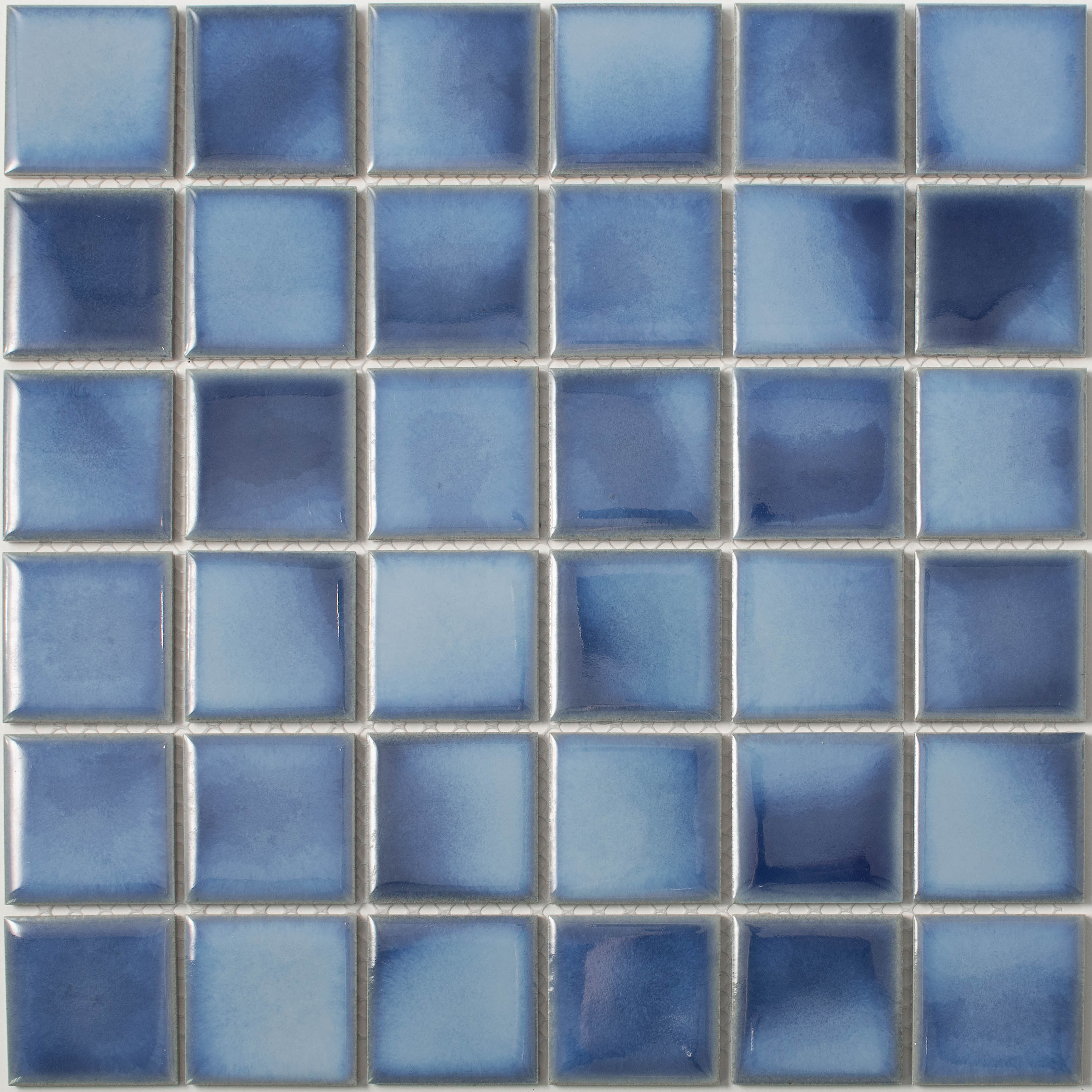 Изображение товара Декоративная мозаика Nsmosaic Pw4848-27 NS08PL0176 30.6x30.6см цвет Синий