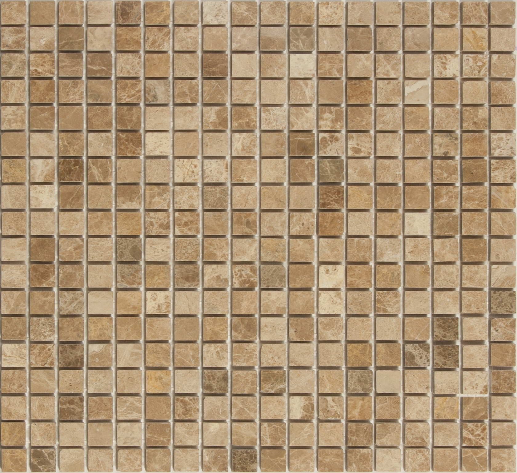 Изображение товара Декоративная мозаика из мрамора Nsmosaic 30.5x30.5 см коричневая