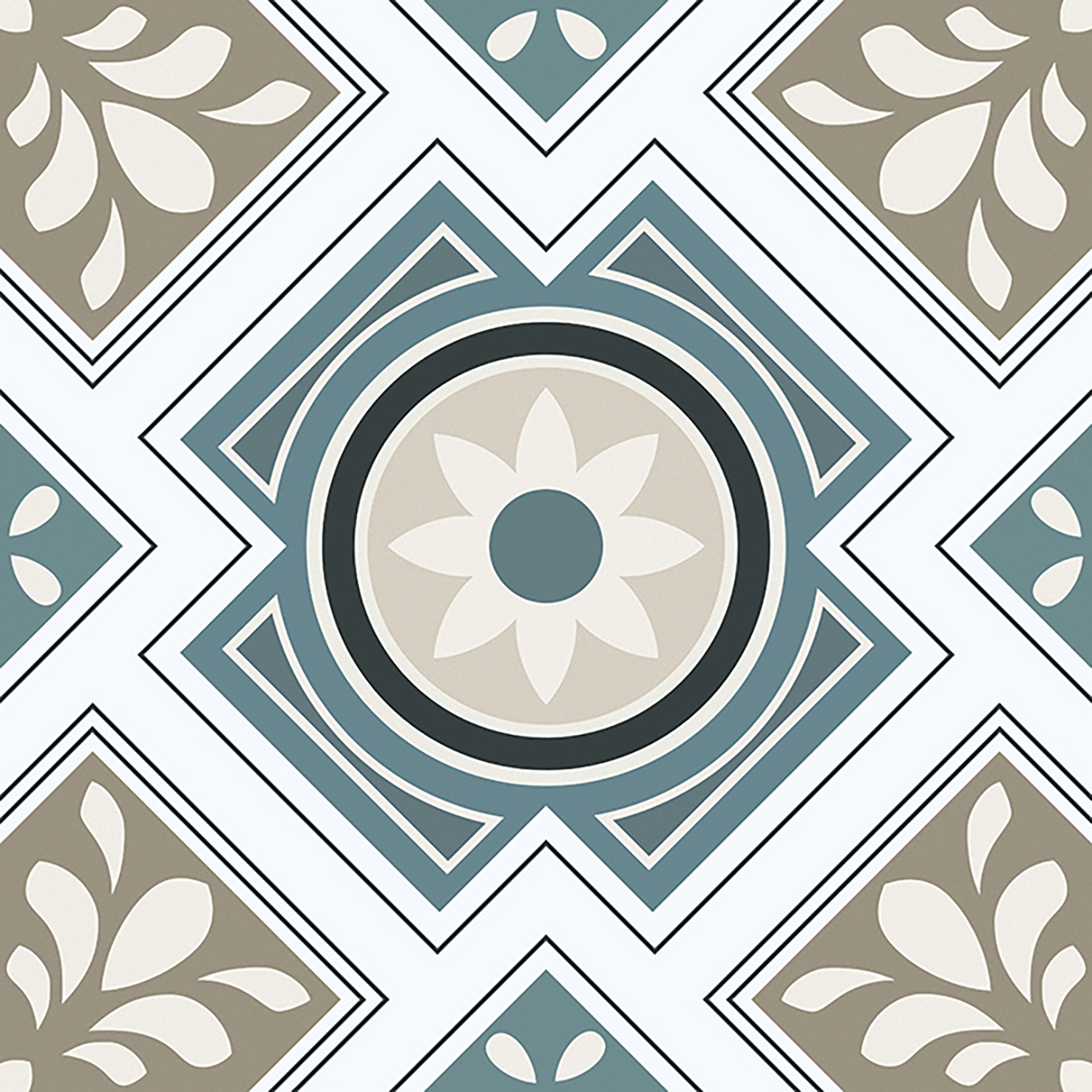 Изображение товара Керамогранит Progress Faenza 730487 45x45см 1.215 м² цвет белый