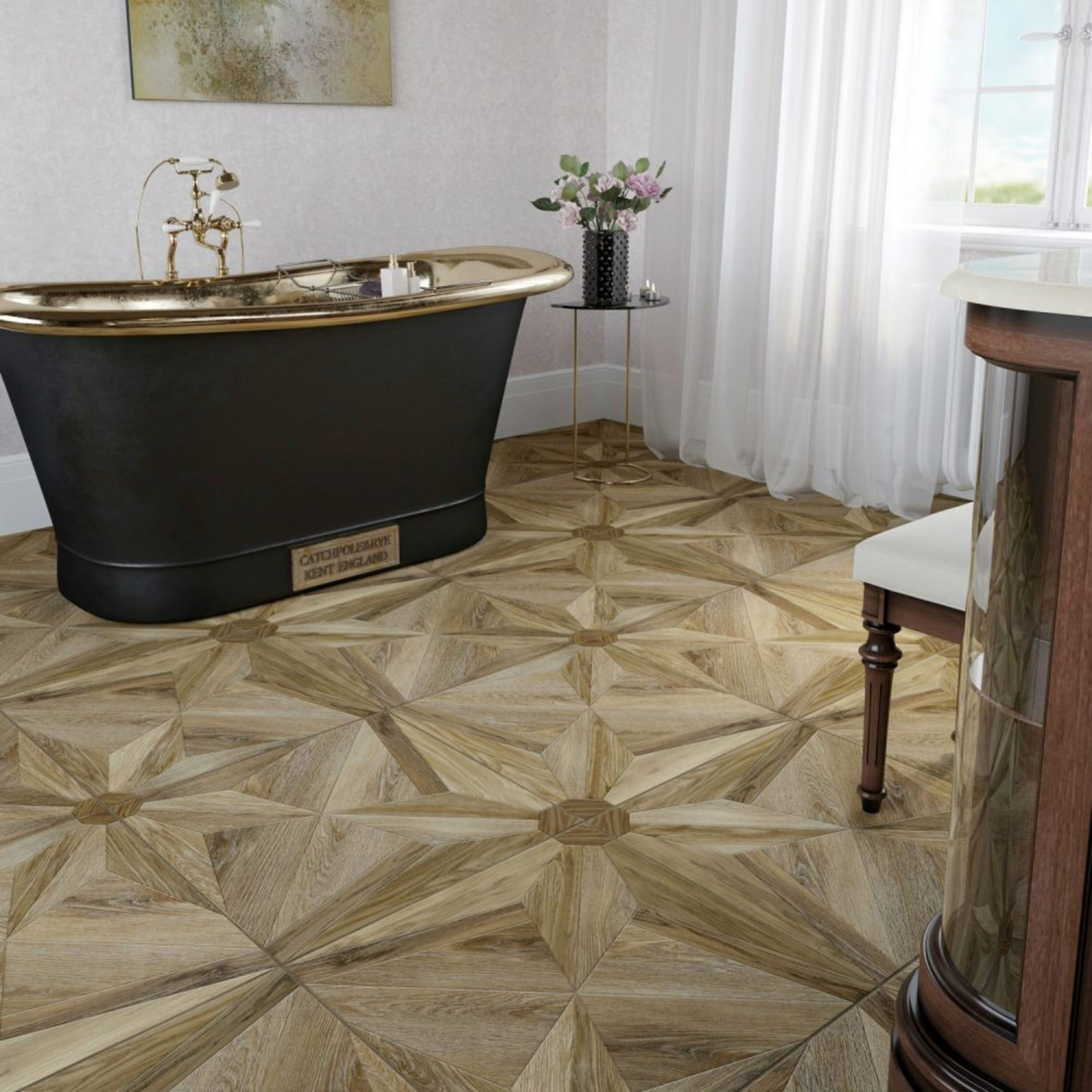 Изображение товара Керамогранит Керамин Окленд 50x50 см бежевый пол наружный внутренний