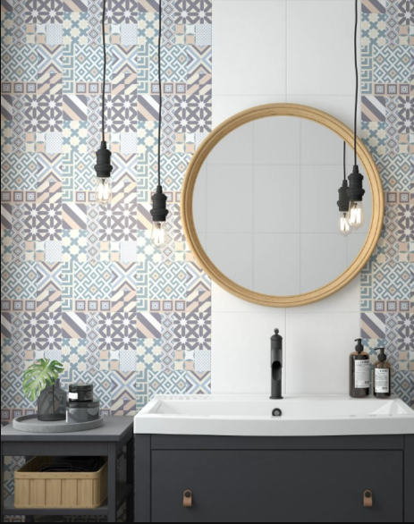 Изображение товара Керамическая настенная плитка Керамин Лидс 40x27.5см белый для стен интерьера