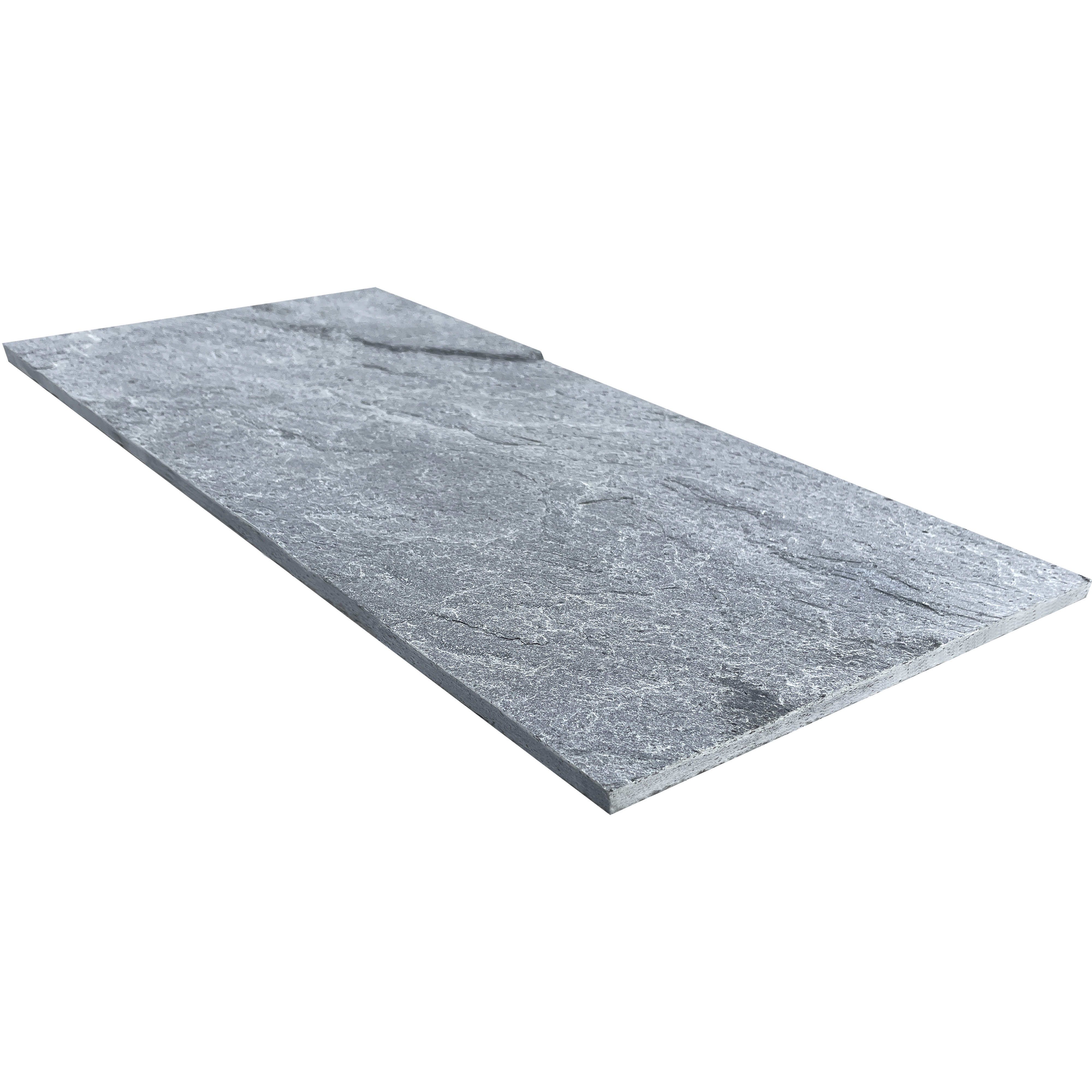 Изображение товара Плитка из натурального камня Aningo Silver Grey Натуральный сланец 20805 30x60см 1.08 м² цвет серый