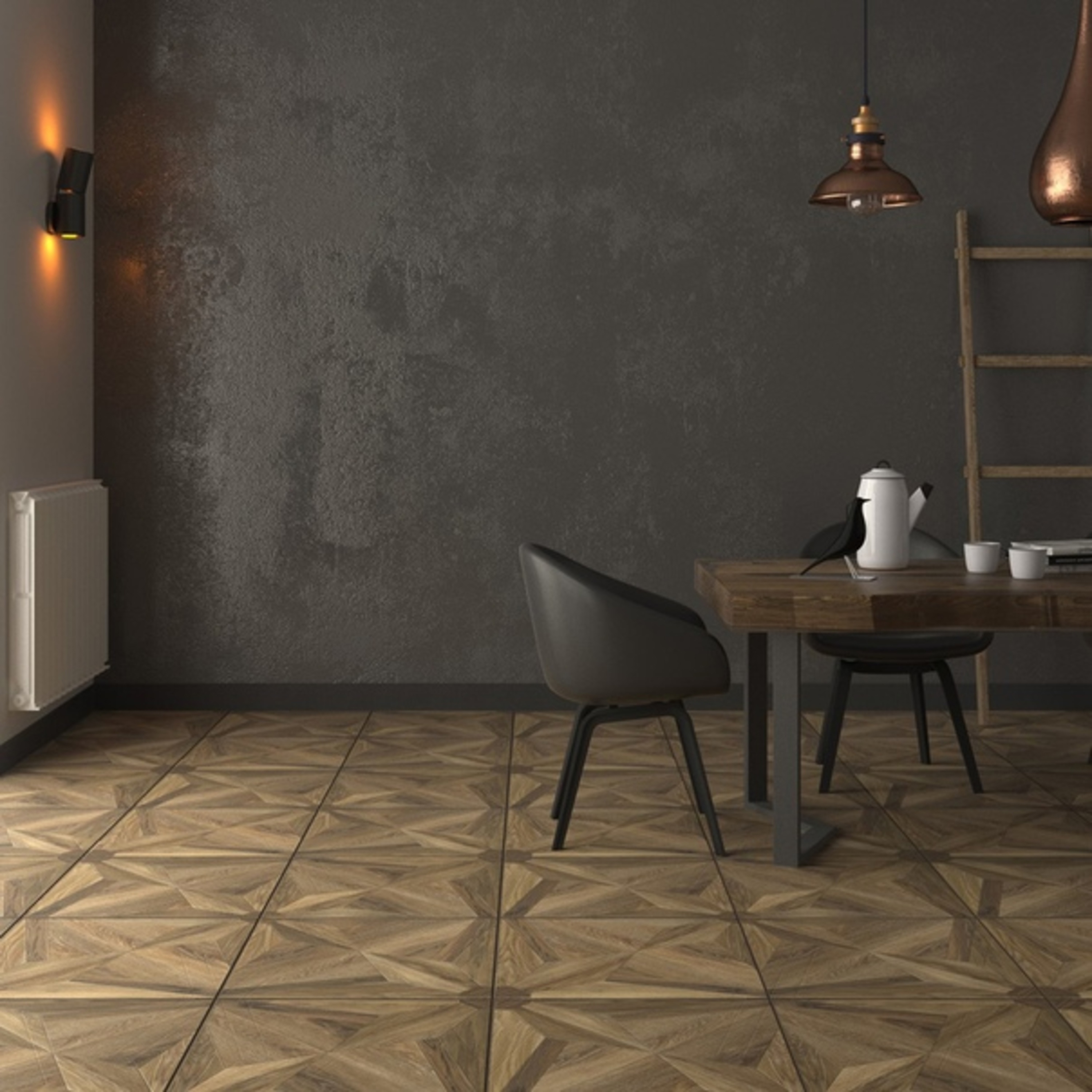 Изображение товара Керамогранит Керамин Окленд CDB00018703 50x50см 1.25 м² цвет коричневый