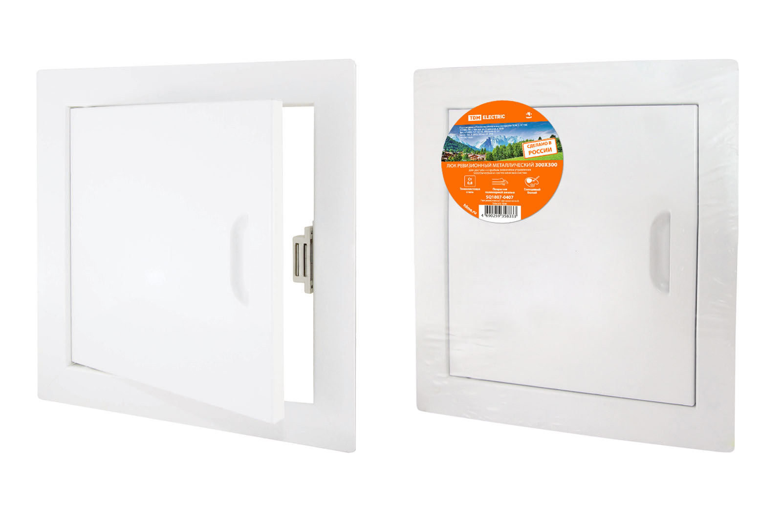 Изображение товара Люк ревизионный Tdm electric 300x300 SQ1807-0407 сталь 300x300 белый