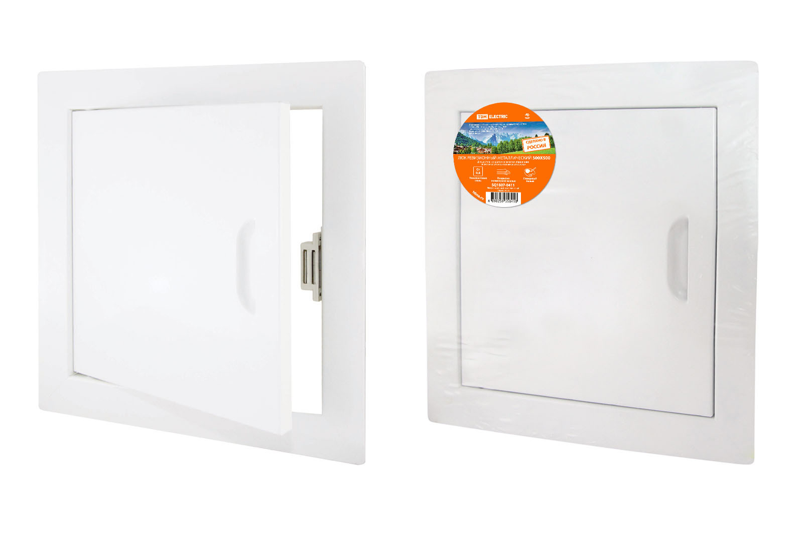 Изображение товара Ревизионный люк TDM Electric 300x500 стальной белый с магнитной фиксацией