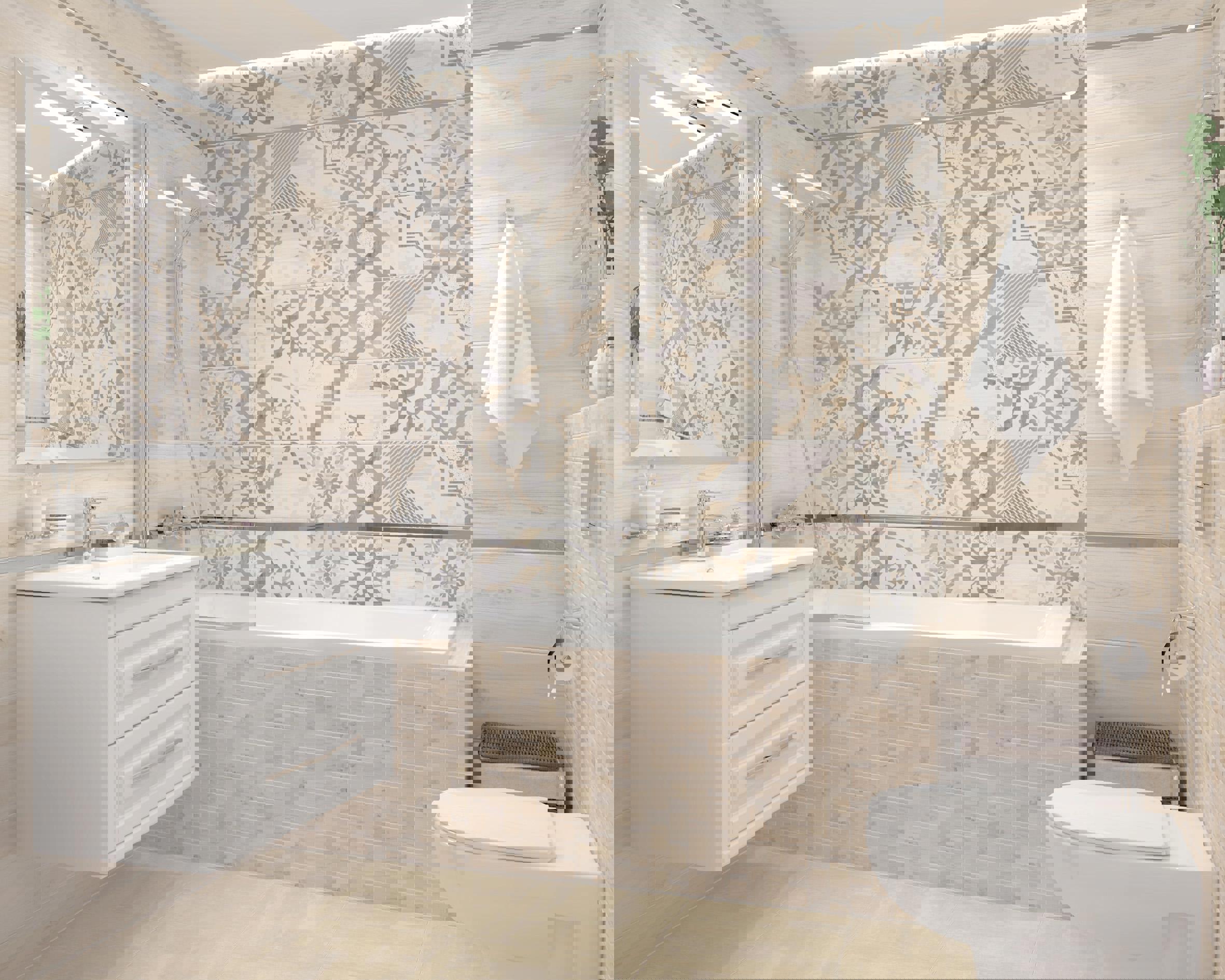 Изображение товара Керамическая плитка Laparet Woody х9999219596 25x75см 1.69 м² цвет бежевый, цена за упаковку