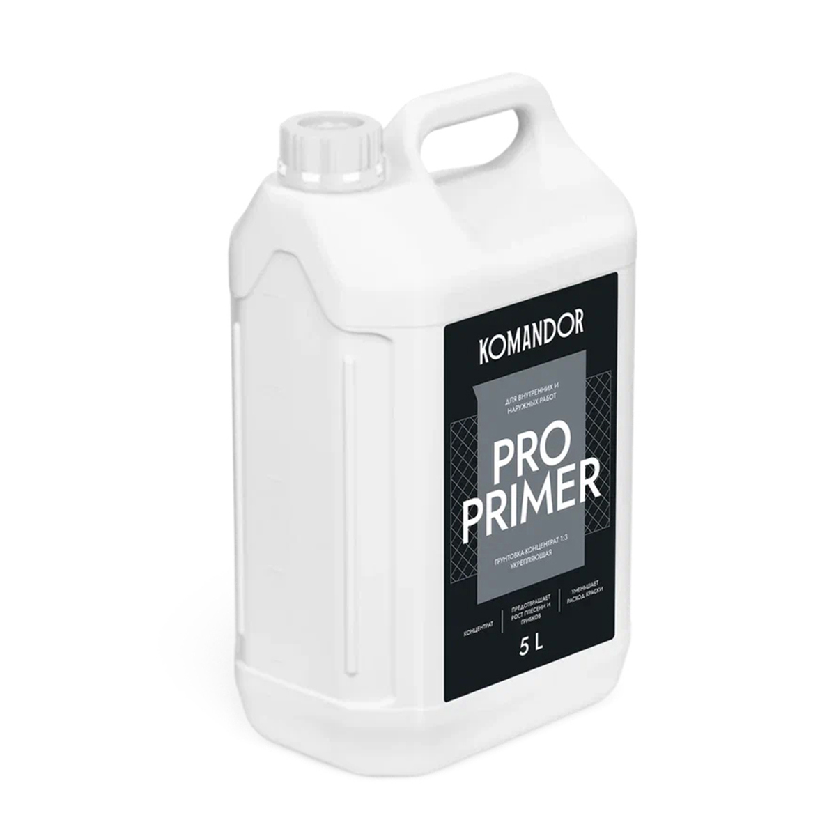 Изображение товара Грунтовка-концентрат Komandor Pro Primer 5л бесцветный