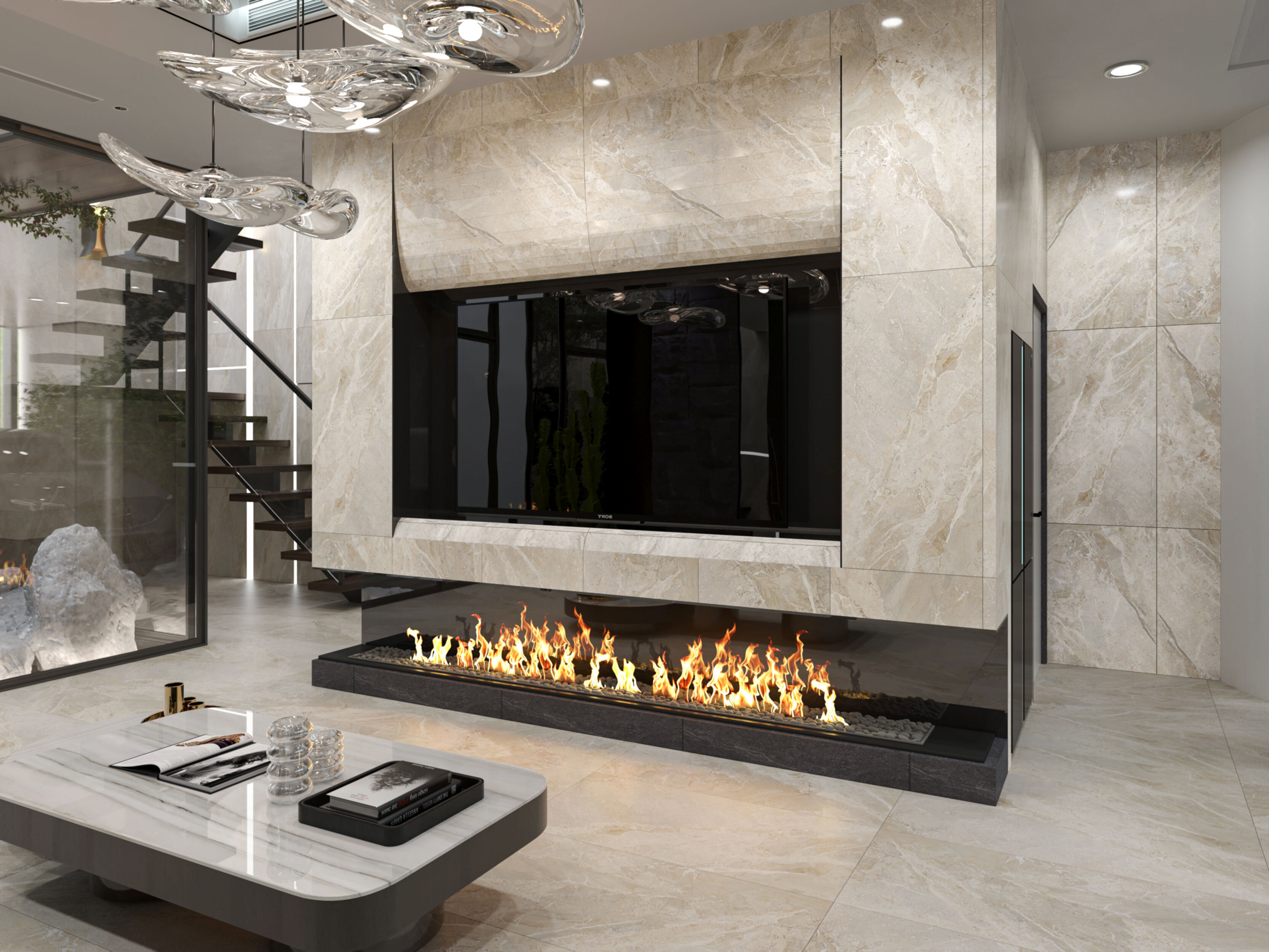 Изображение товара Керамогранит Buono ceramica Stones S4436M 60x120см цвет коричнево-бежевый