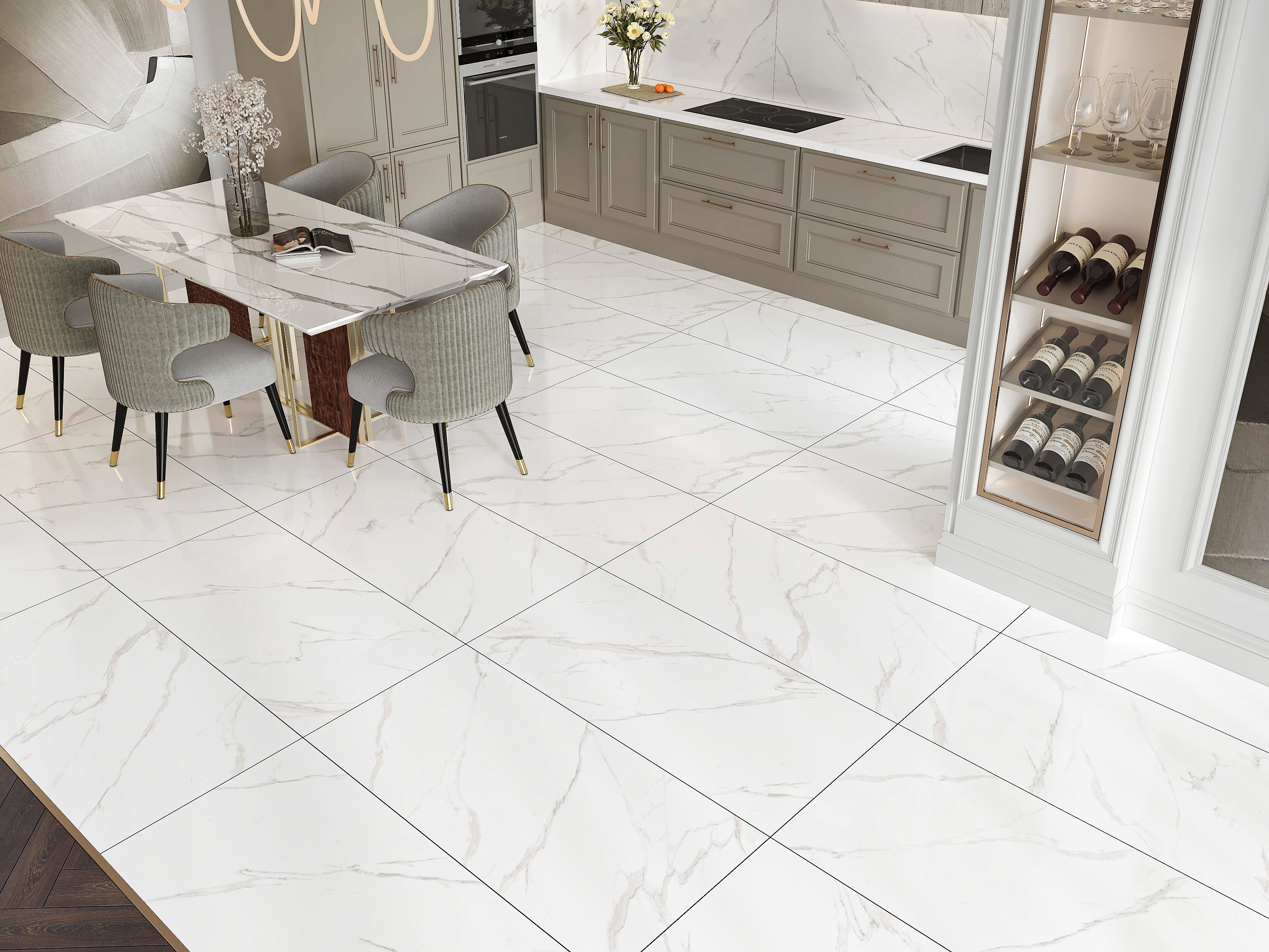 Изображение товара Керамогранит Buono ceramica Marble M4401P 60x120см высокий класс