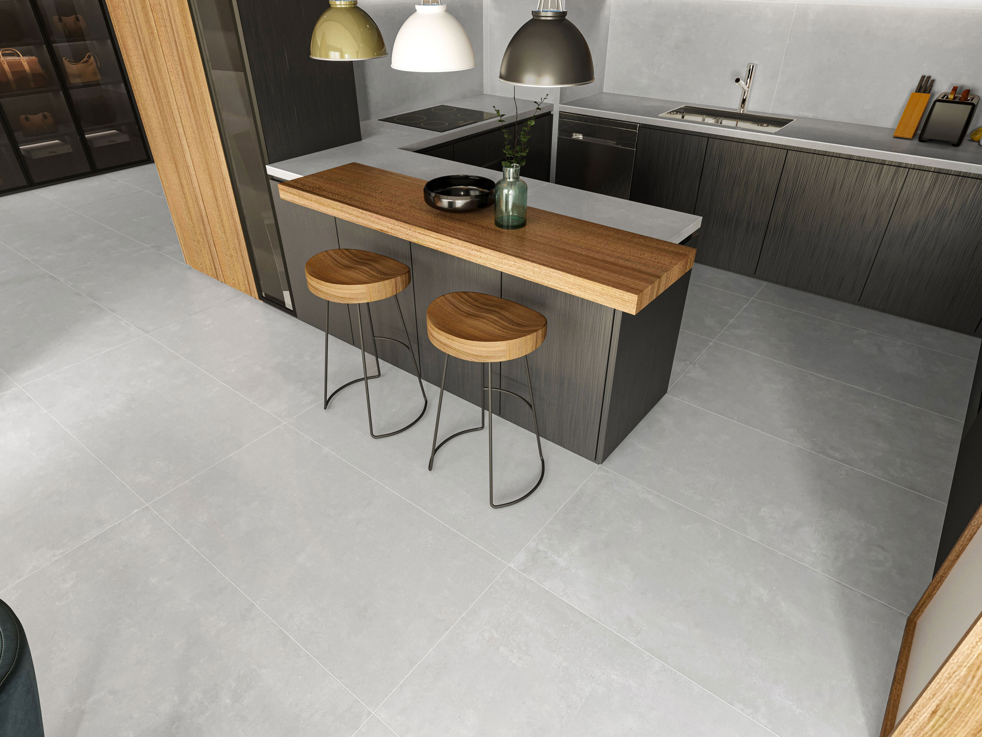 Изображение товара Керамогранит Buono ceramica Beton B4482M 60x120 см серый