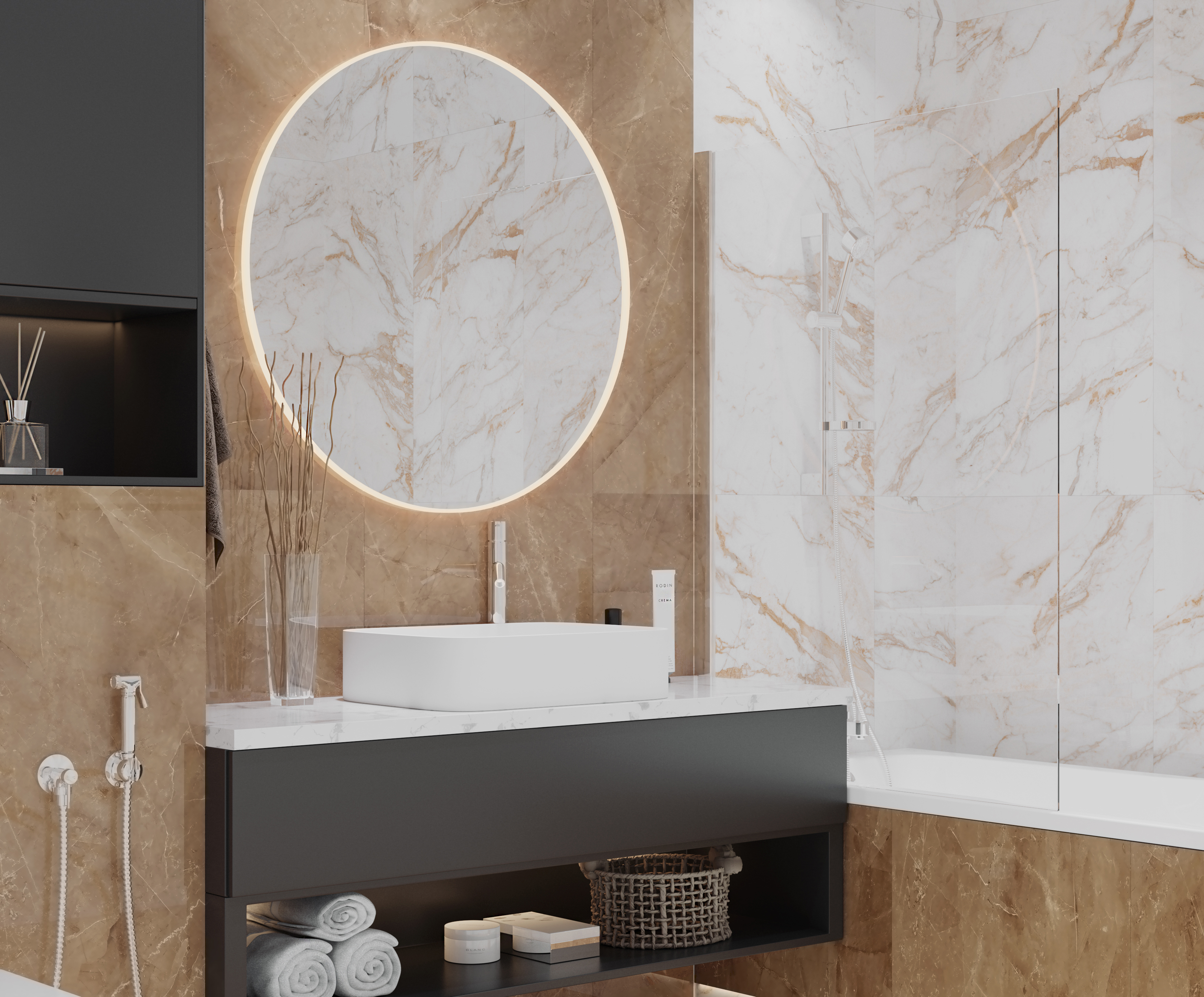 Изображение товара Керамогранит Laparet Elegant armani х9999282569 60x120см цвет коричневый, цена за упаковку