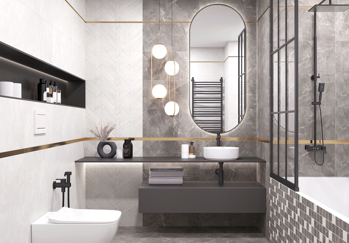 Изображение товара Настенная плитка Laparet Monblanc х9999285790 60x30 см цвет коричневый