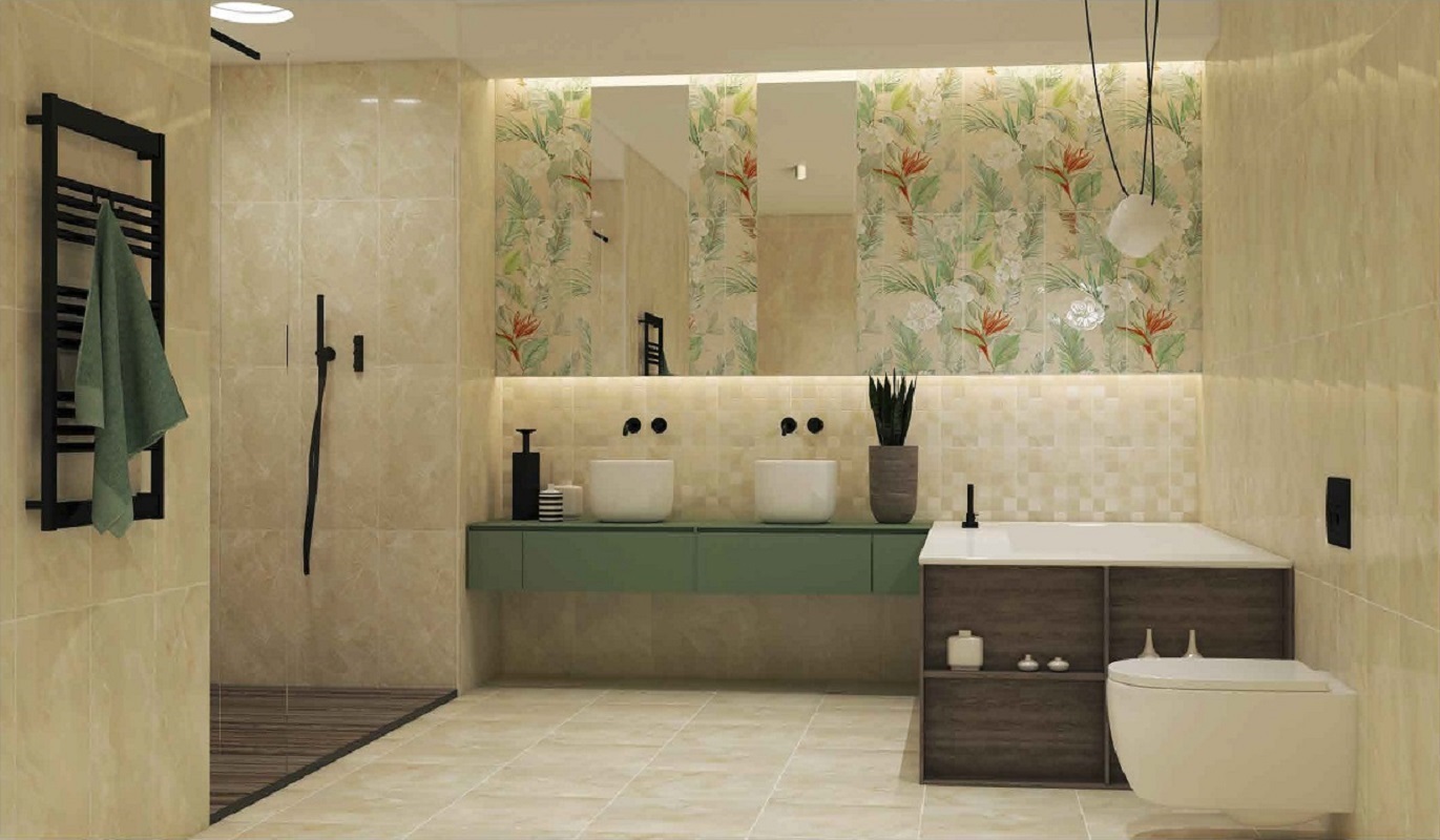 Изображение товара Настенная плитка Kerlife 1024ekb 31.5x63 см цвет оникс