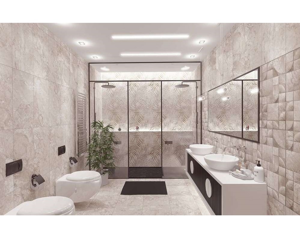 Изображение товара Настенная керамическая плитка Kerlife Parma 1358prm бежевый 31.5x63 см