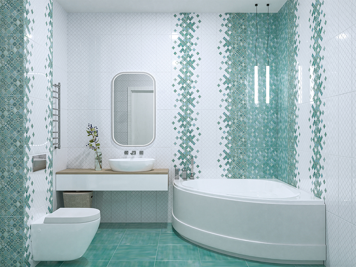 Изображение товара Настенная плитка AZORI Calypso Белый Матовый 20.1×50.5 см