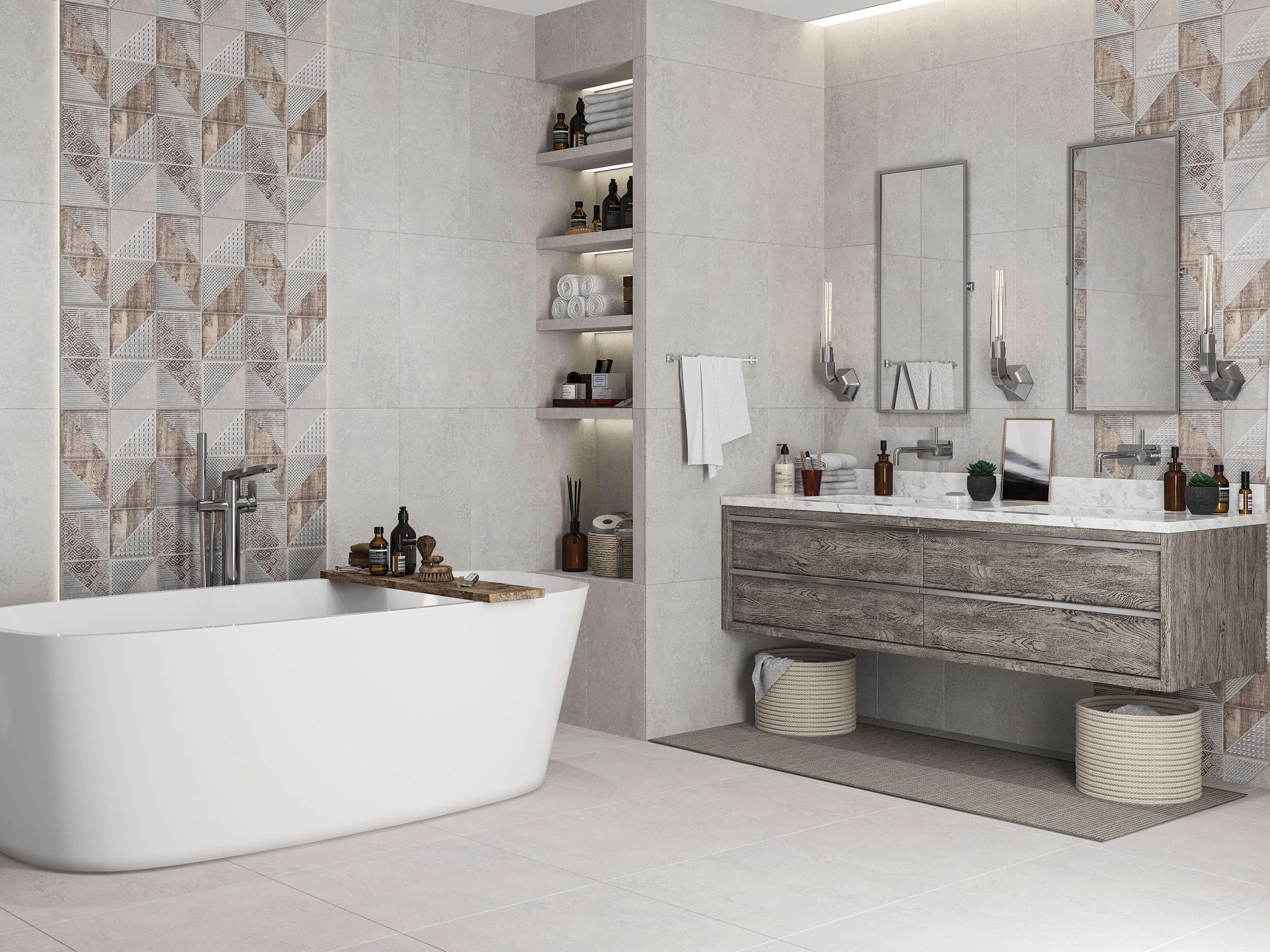 Изображение товара Керамогранит Azori Global 847743101ekb 60x60см цвет серый