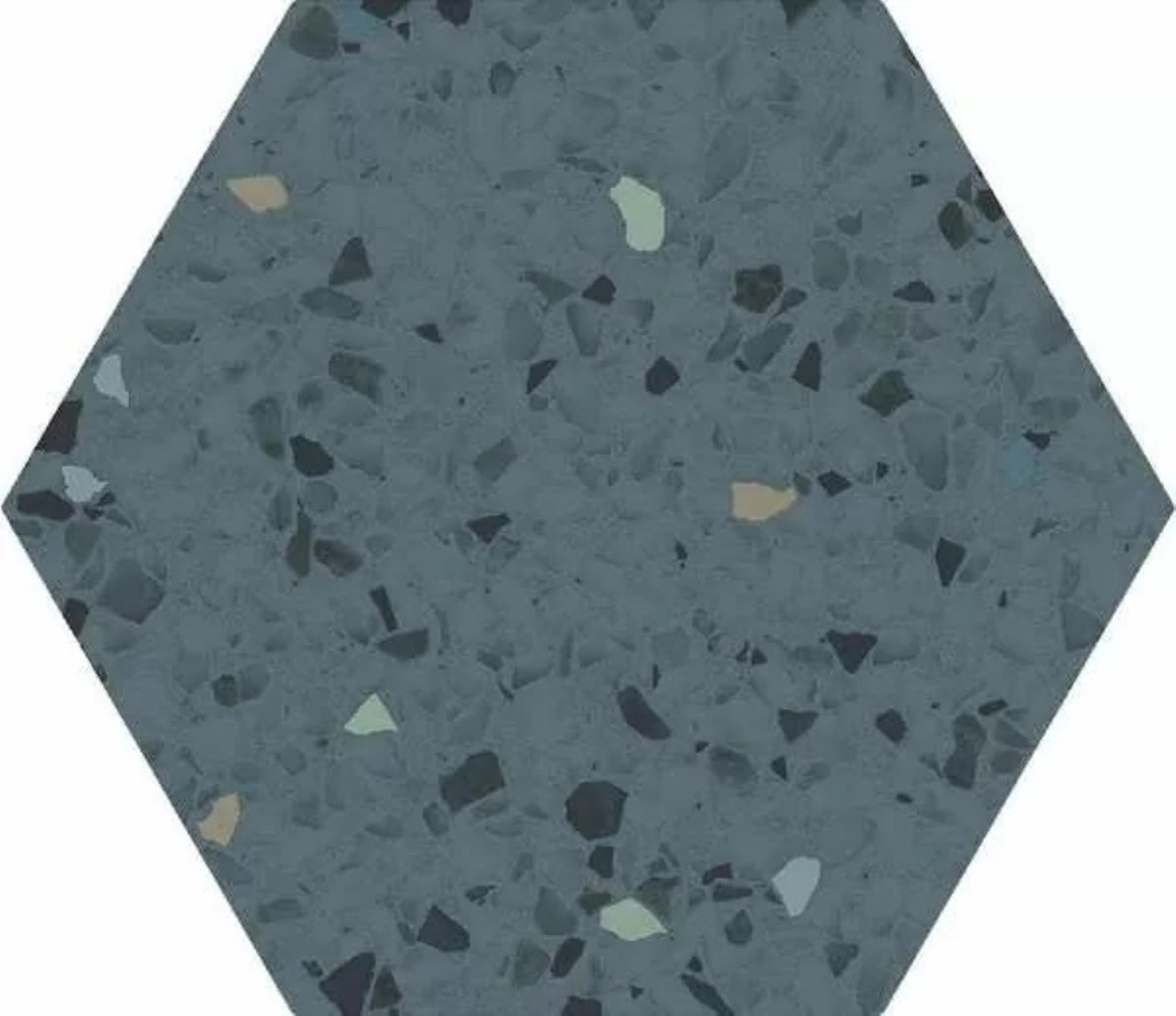 Изображение товара Керамогранит Ecoceramic Inspire blue hex 20x24 см для внутренних и наружных работ