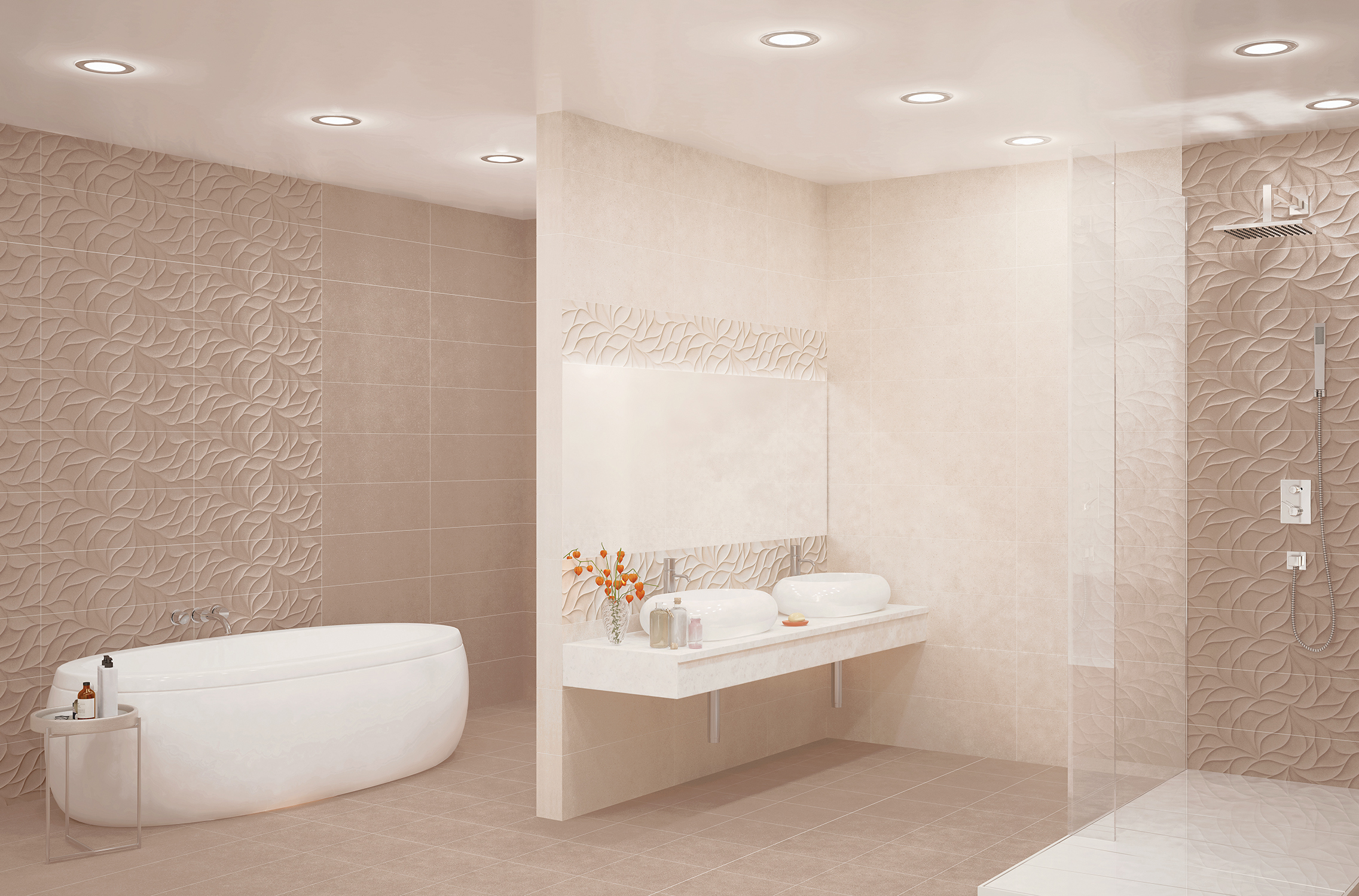 Изображение товара Настенная плитка Eletto ceramica Odense 24.2x70 см бежевый матовый