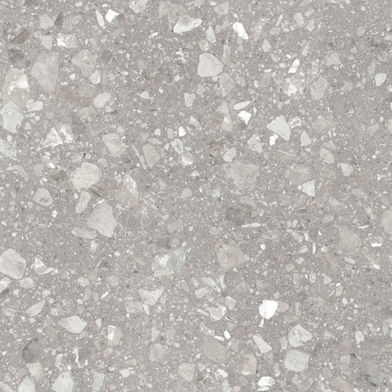 Изображение товара Керамогранит Gracia ceramica Terrazzo 60x60 см серый/серебристый