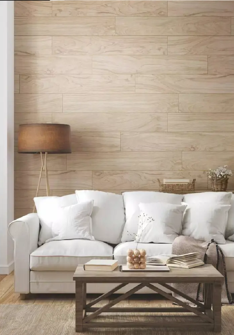 Изображение товара Керамогранит Idalgo Home Natura 19.5x120 см бежевого цвета