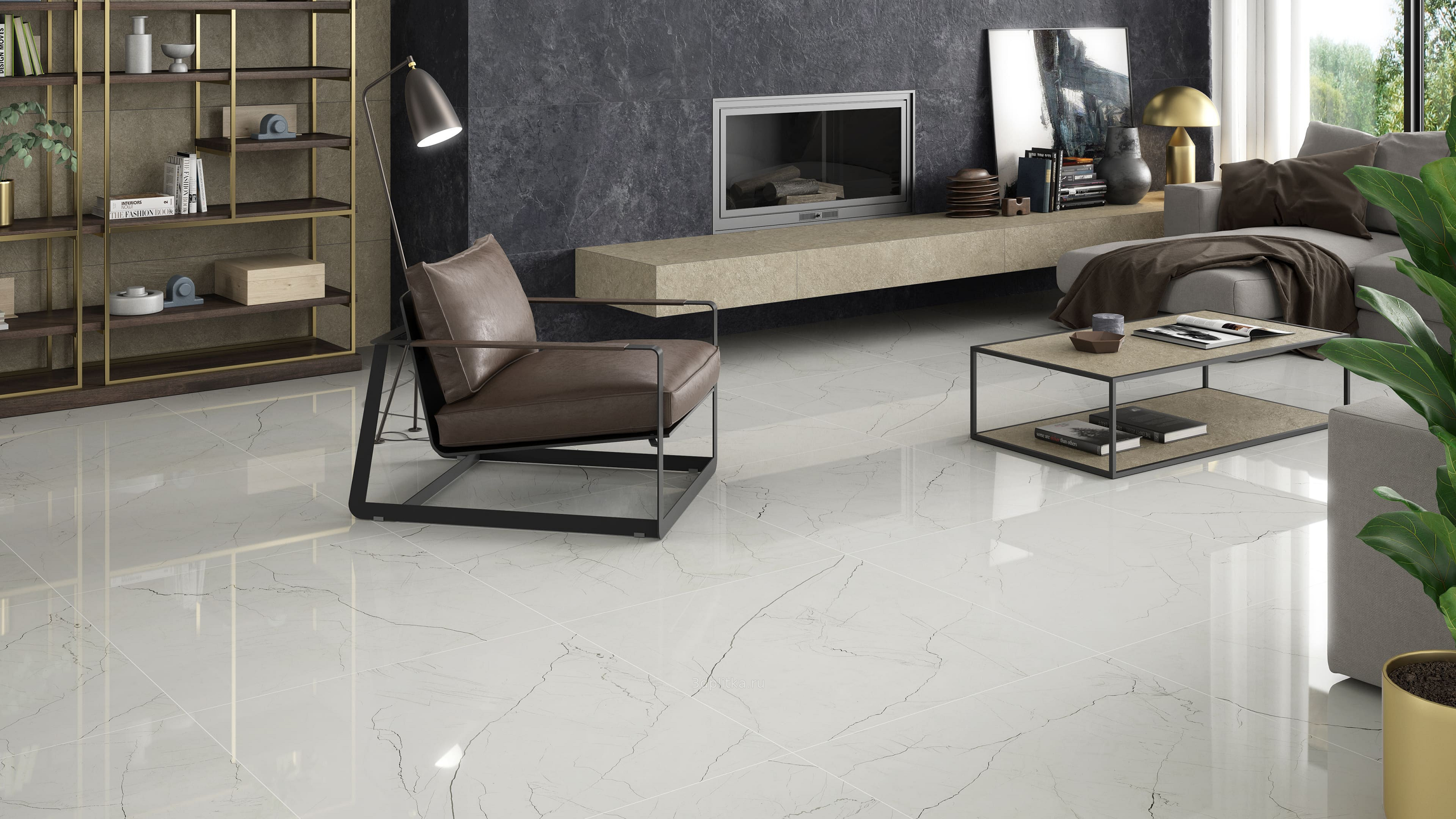 Изображение товара Керамогранит Pamesa ceramica Cr.desert Natural Leviglassprm 60x120см цвет белый