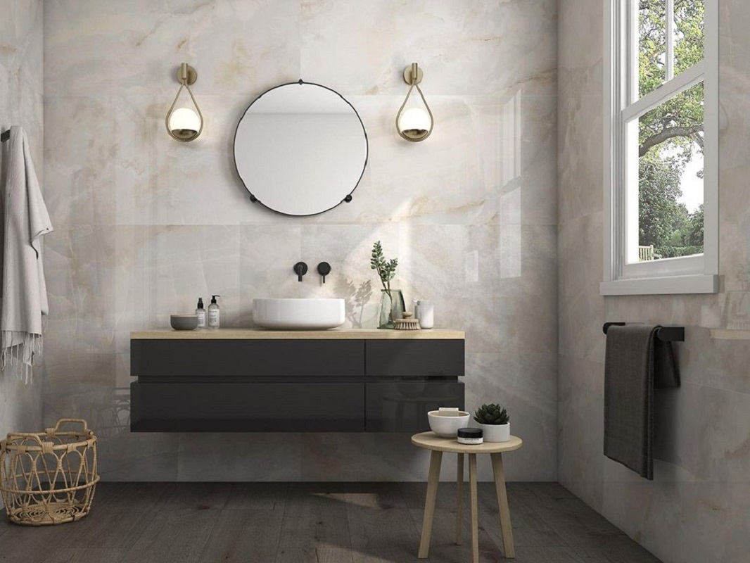 Изображение товара Керамогранит Pamesa ceramica Cr.sardonyx Cream Leviglassprm 60x120см цвет бежевый