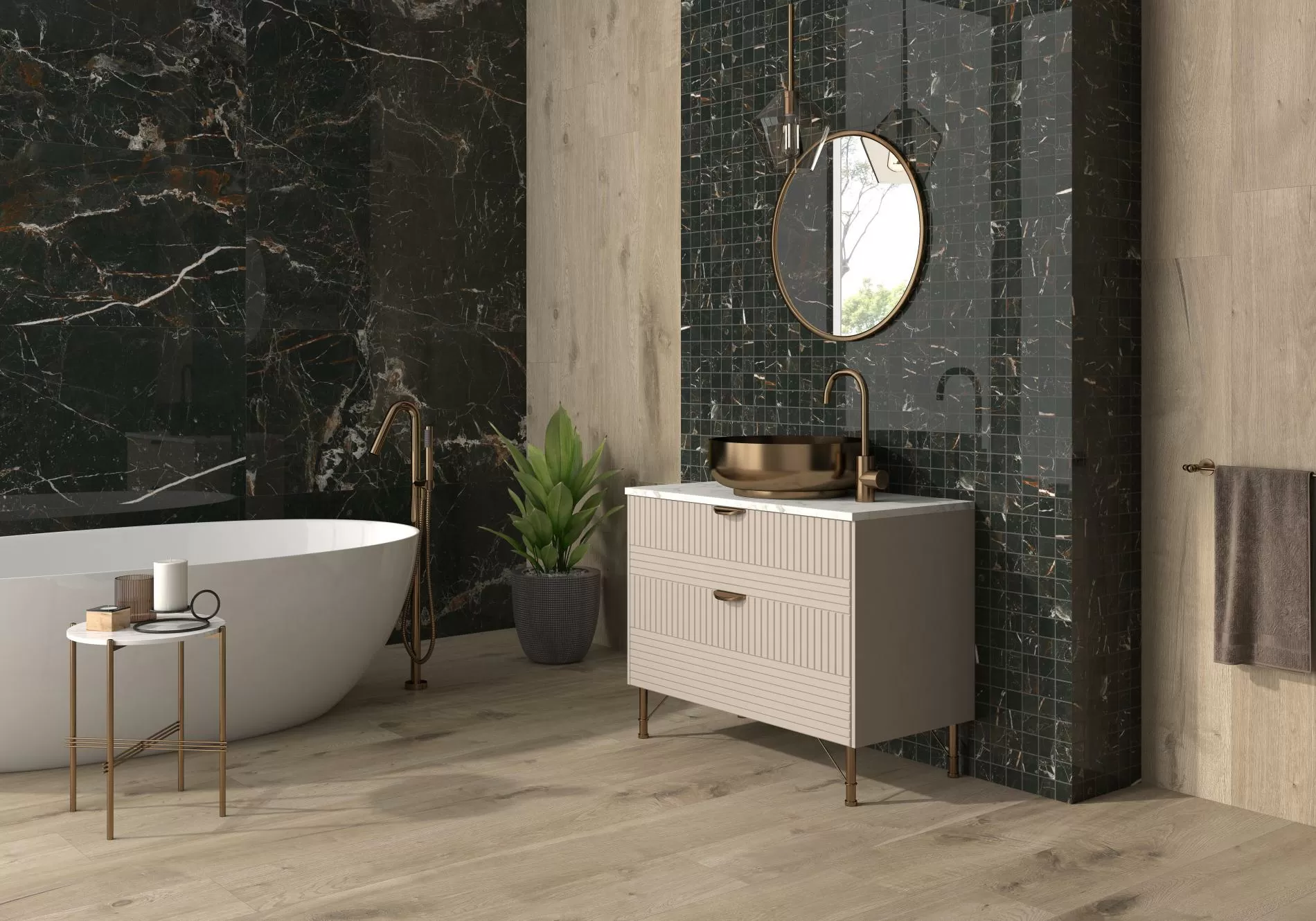 Изображение товара Керамогранит Pamesa Ceramica Cr.lux Laurents Brown 60x120 см коричневый