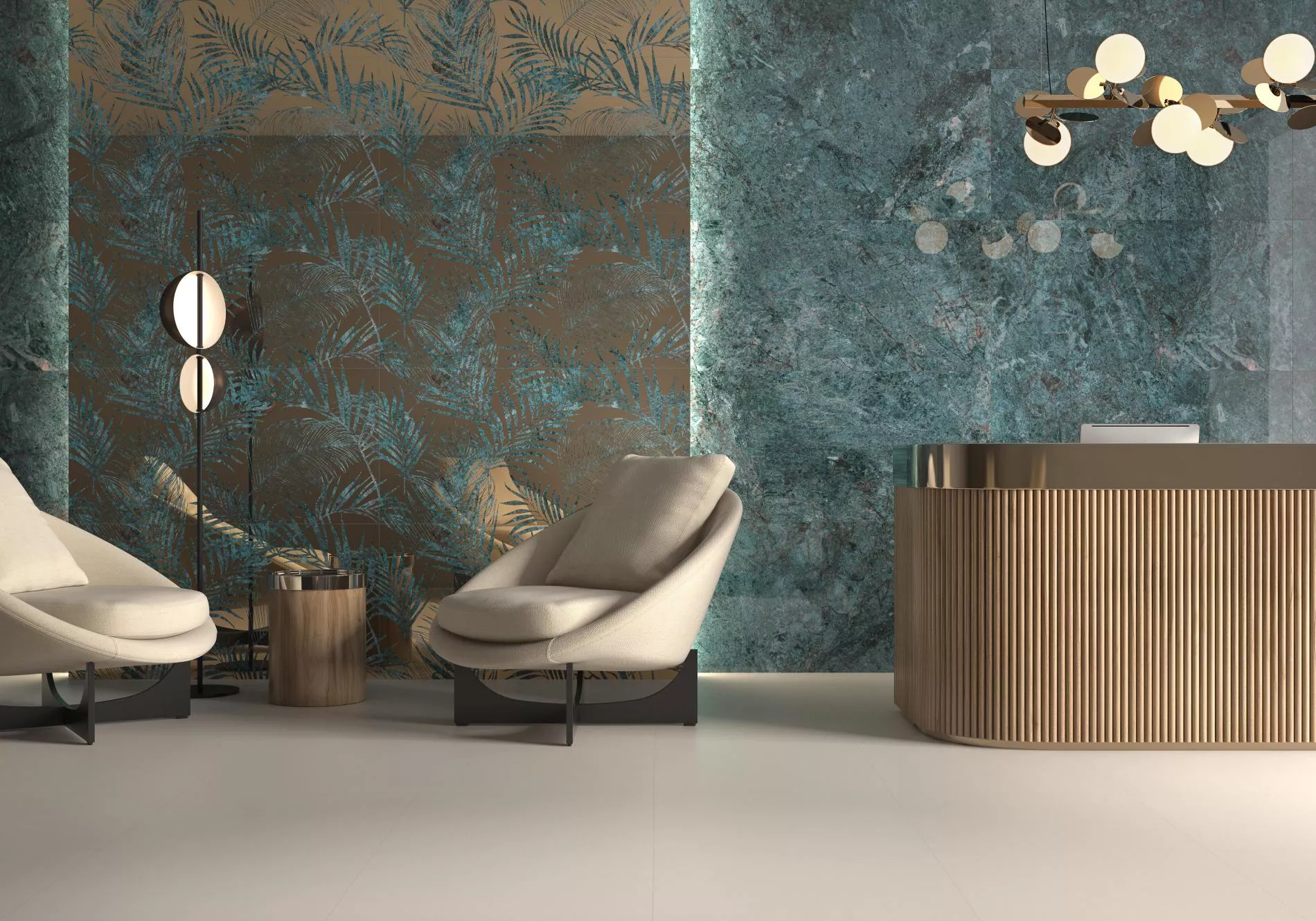 Изображение товара Керамогранит Pamesa ceramica Cr.lux kionia Smeraldoprm 60x120см цвет зеленый