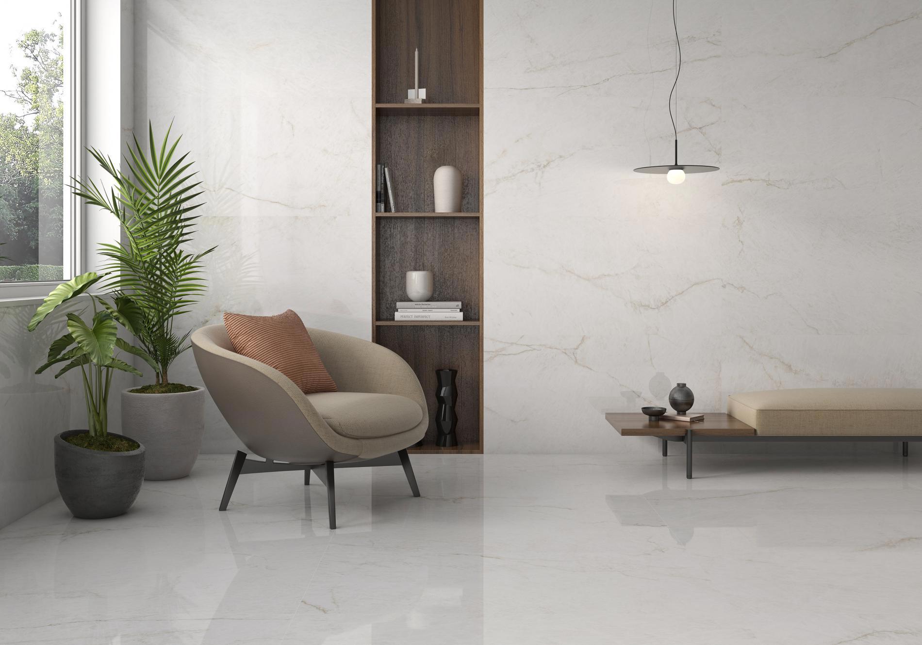 Изображение товара Керамогранит Pamesa ceramica Crystal RAIN CRYSTAL White Luxglassprm 60x120см цвет белый