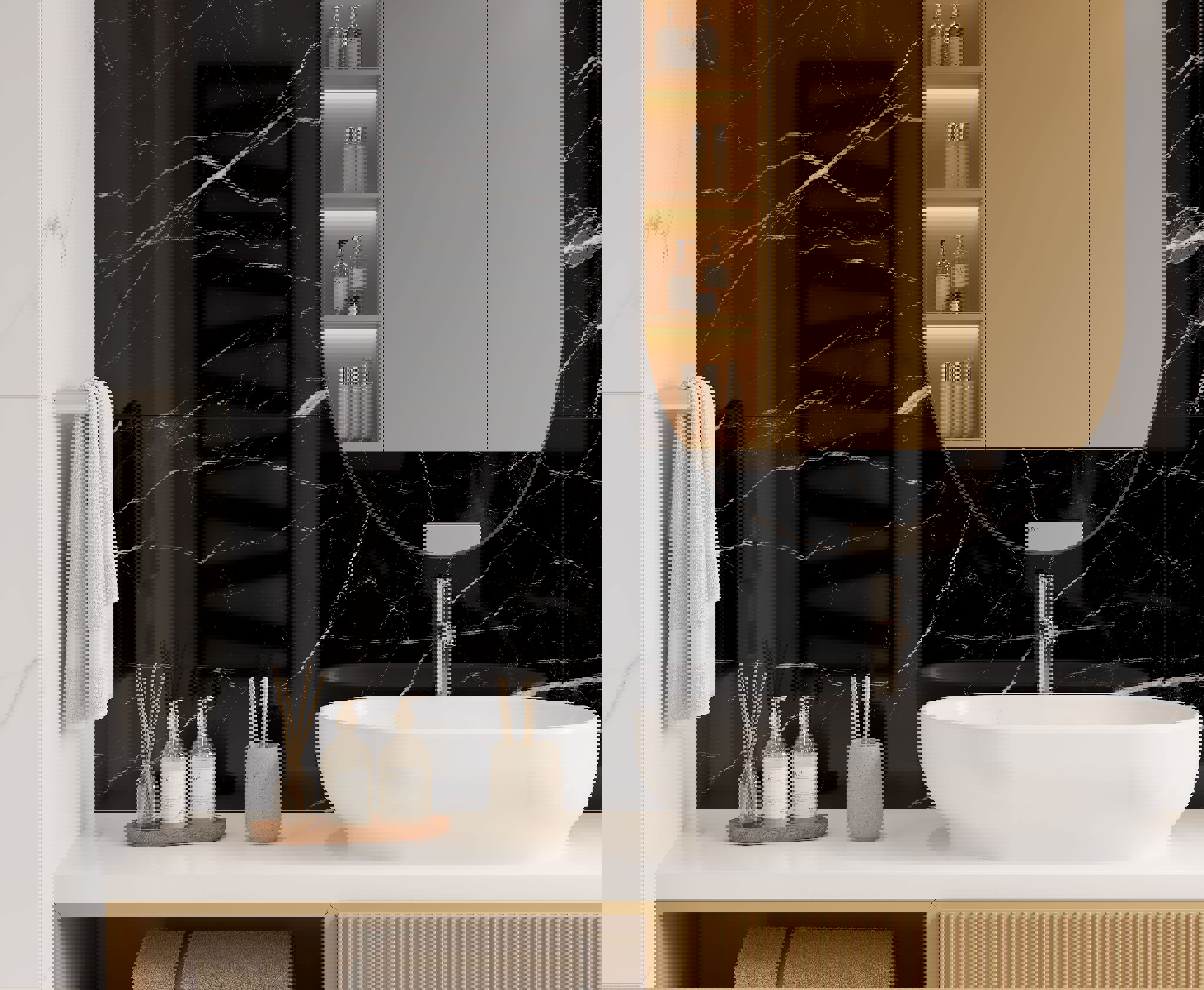 Изображение товара Керамогранит Laparet Flash black х9999294557 kra 60x120см цвет черный