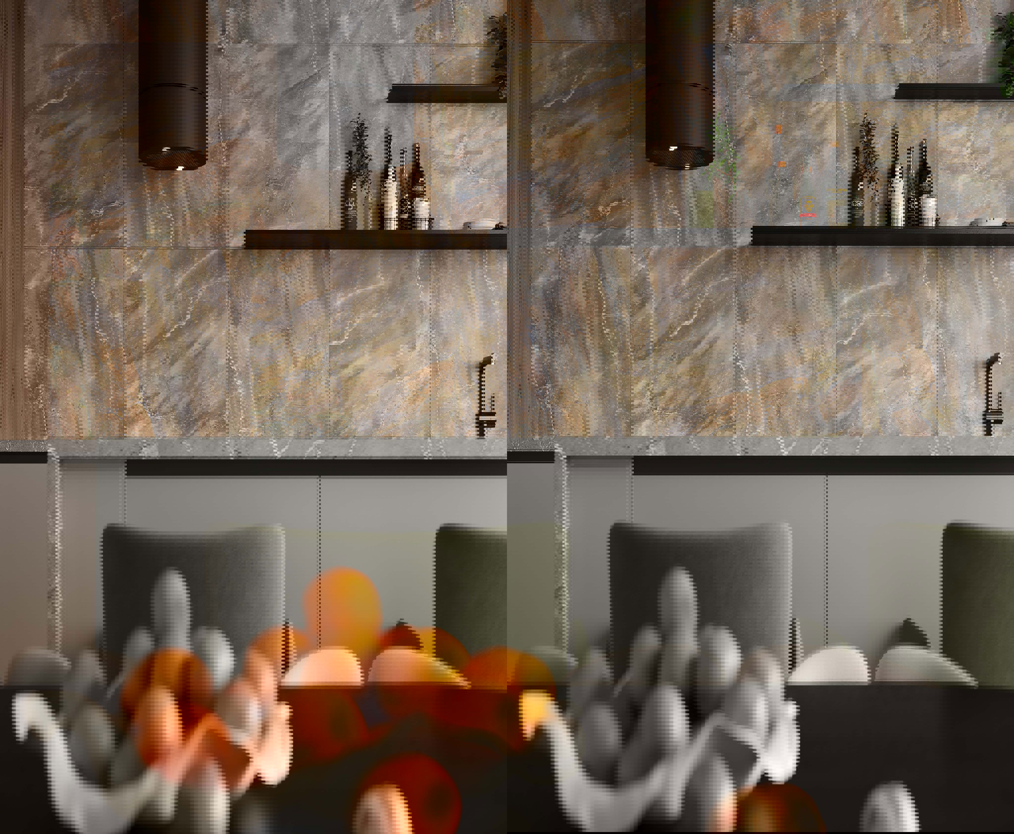 Изображение товара Керамогранит Laparet Rich коричневый 60x60 см для стильного интерьера