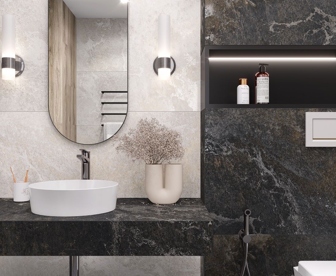 Изображение товара Керамогранит Laparet Blaze nero х9999293158 kra 60x120см цвет графит