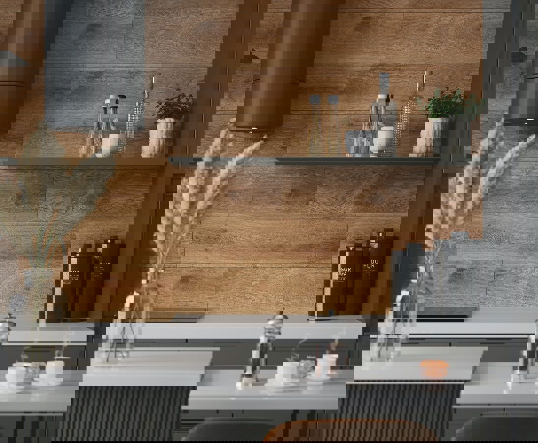 Изображение товара Керамогранит Laparet Latina Brown 20x120 см матовый для пола и стен