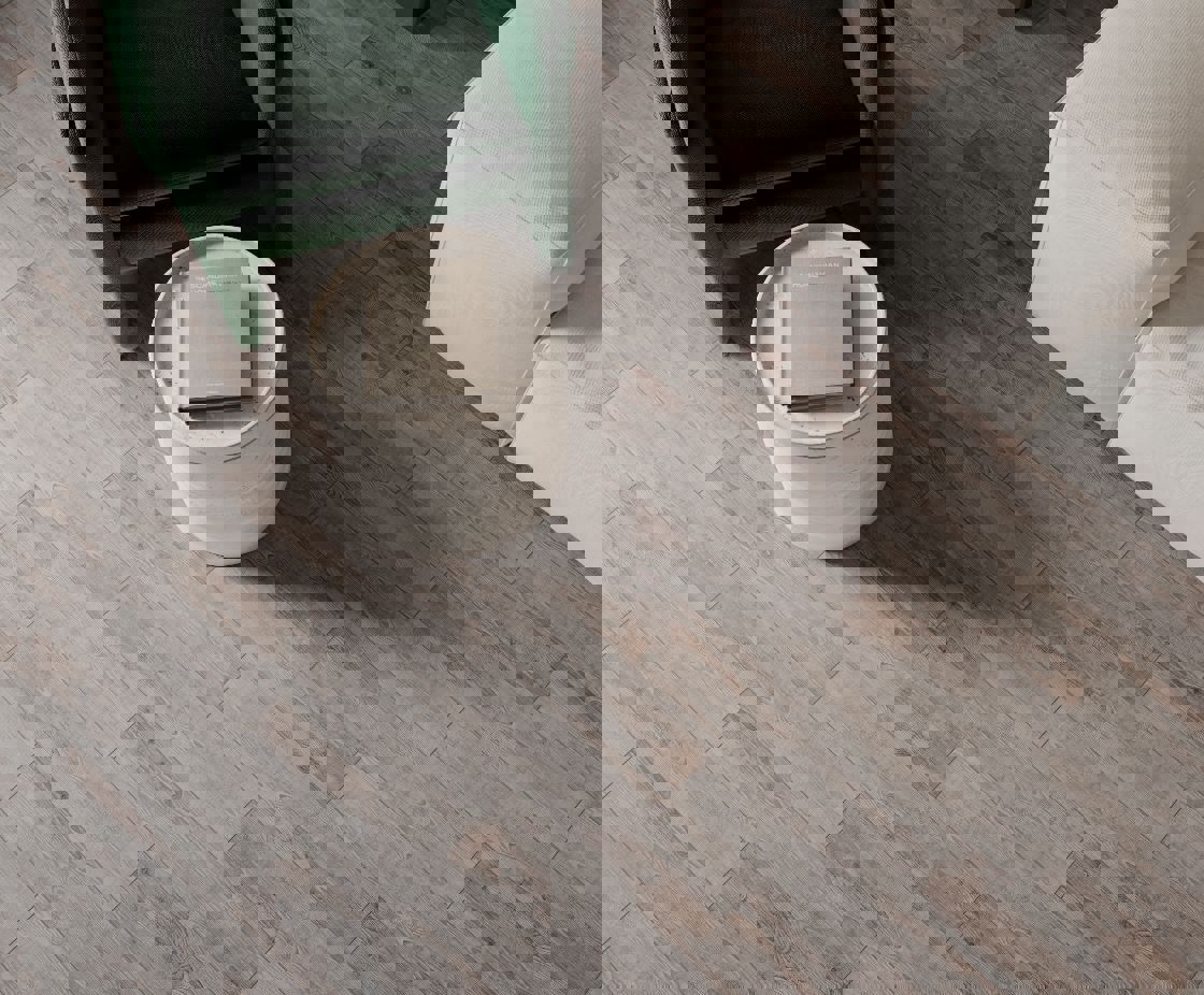 Изображение товара Керамогранит Laparet Lucie под дерево 14.7x59.4 см темно-бежевый полированный