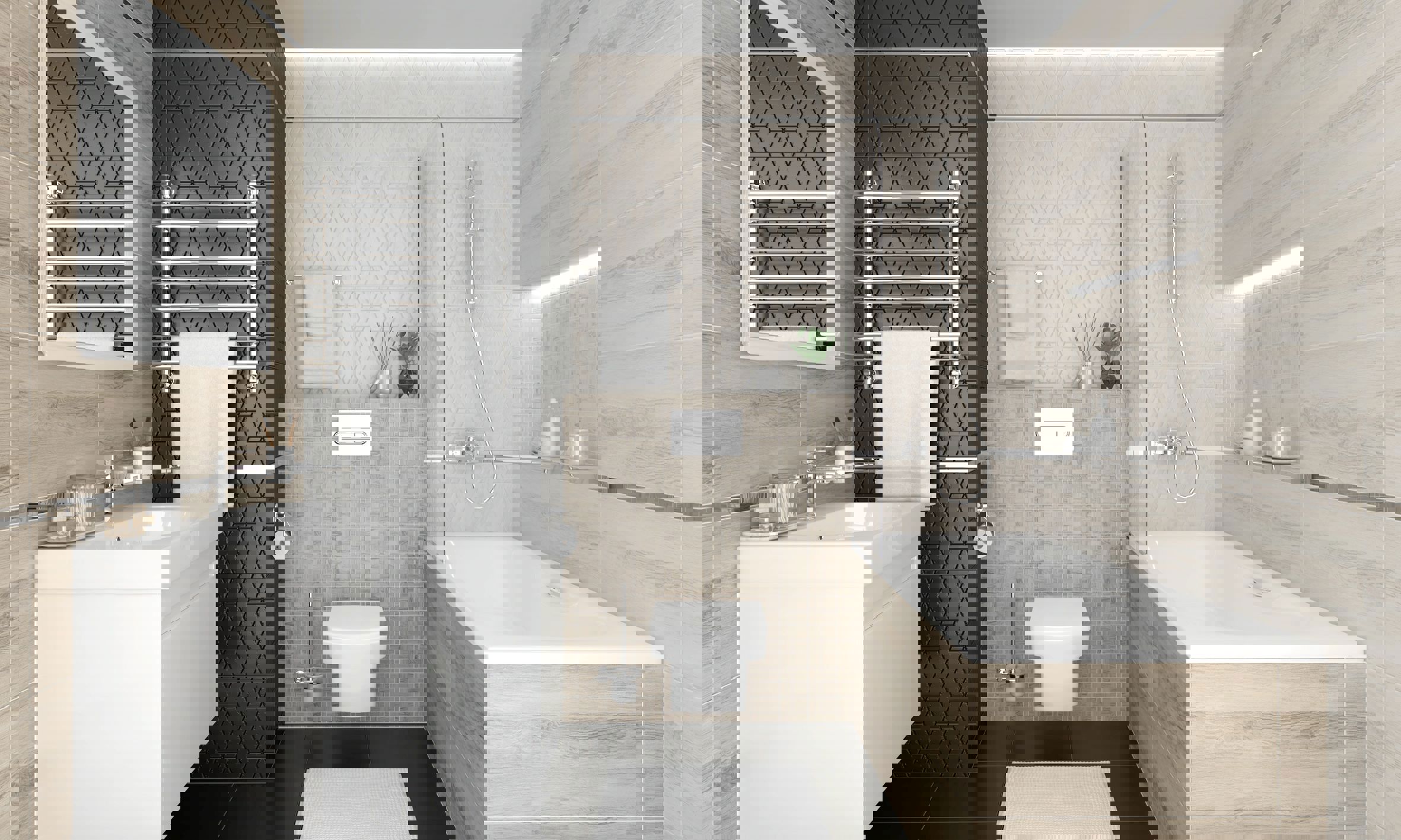 Изображение товара Настенная плитка Laparet Forest 60x30 см бежевый цвет