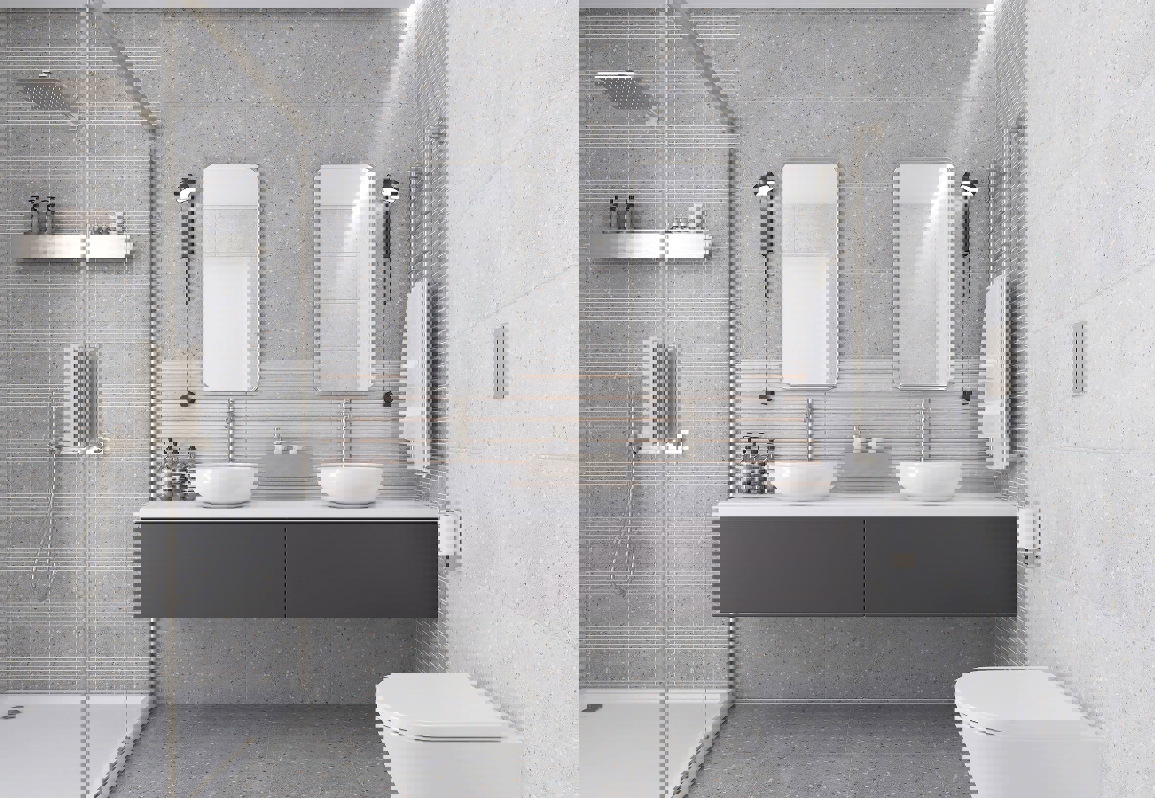 Изображение товара Настенная плитка Laparet Era 60x30 см серый мрамор для стен помещений