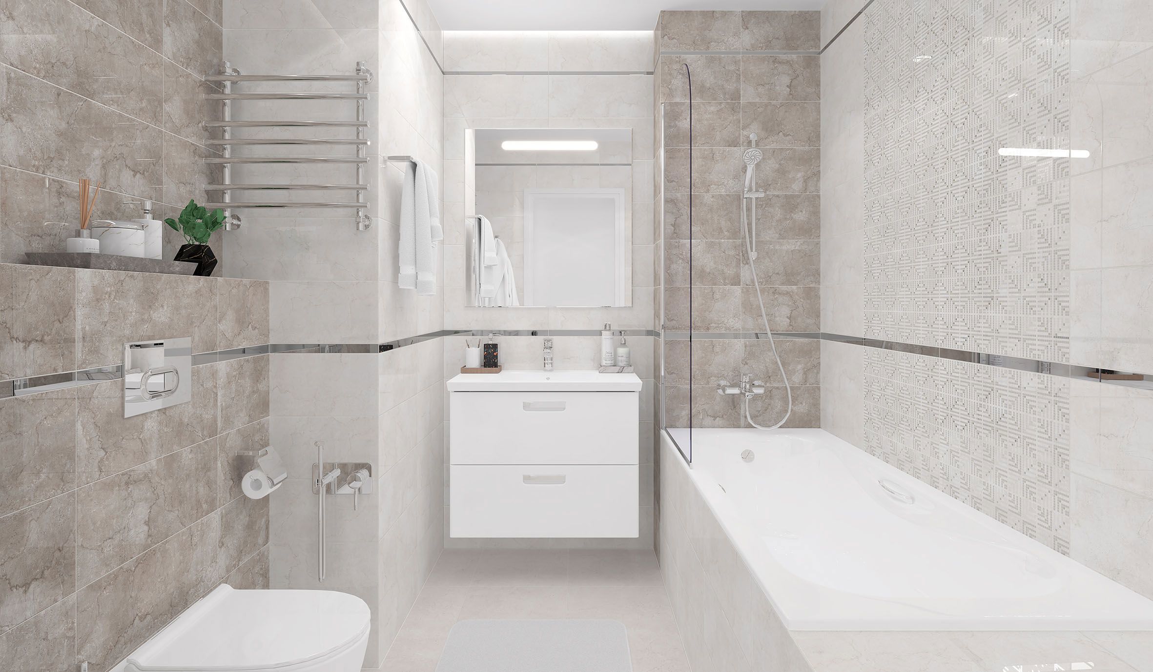 Изображение товара Настенная плитка Laparet Savia х9999284083 kra 20x50см цвет бежевый Изображение товара Настенная плитка Laparet Savia х9999284083 kra 20x50см цвет бежевый