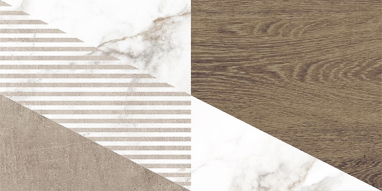 Изображение товара Настенная плитка Laparet Savage коричневая 25x50 см мраморный эффект