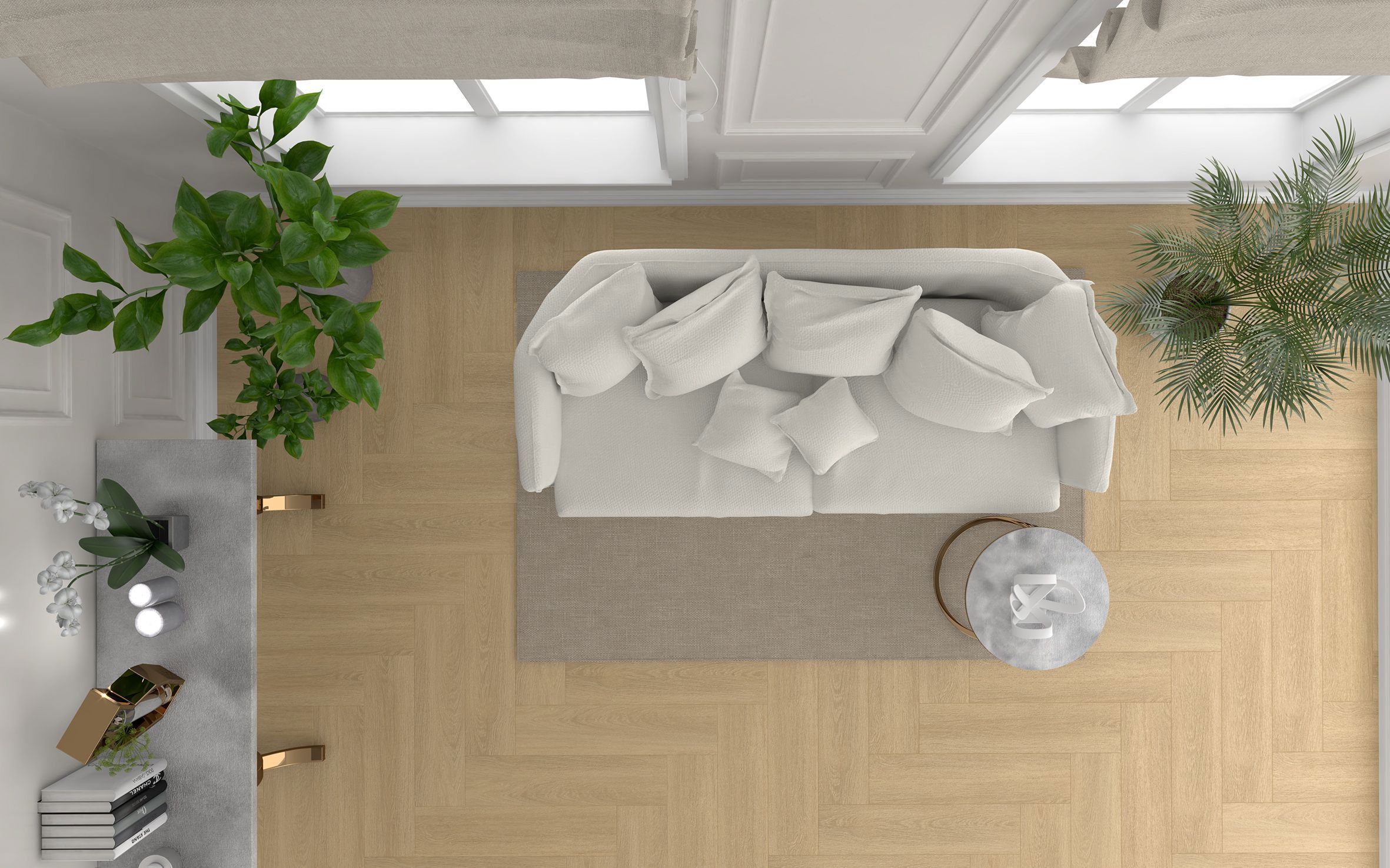 Изображение товара Керамогранит Laparet Madera янтарный 20х80 см матовый для пола и стен