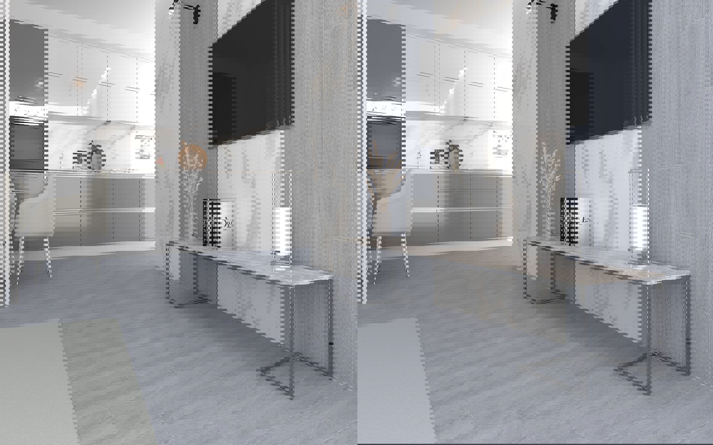 Изображение товара Керамогранит Laparet Madera серый 20x80 см