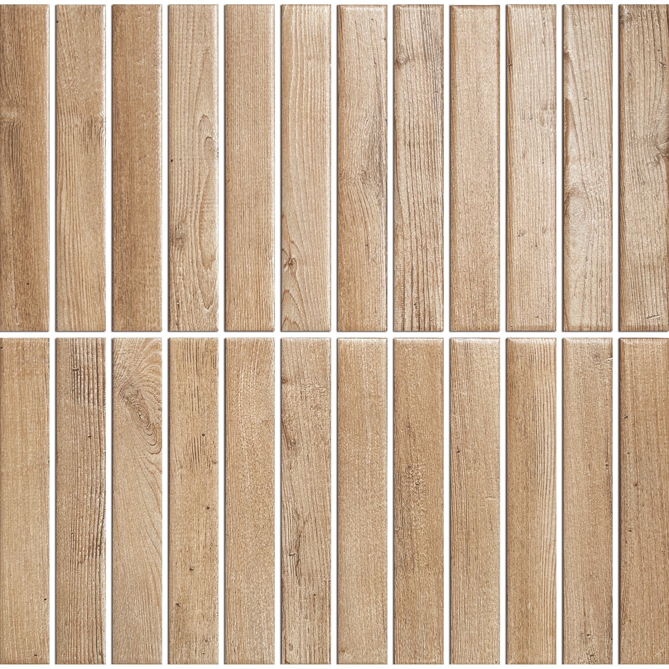 Изображение товара Декоративная керамическая мозаика NSmosaic PP20145-16 29.6x29.9 см коричневая