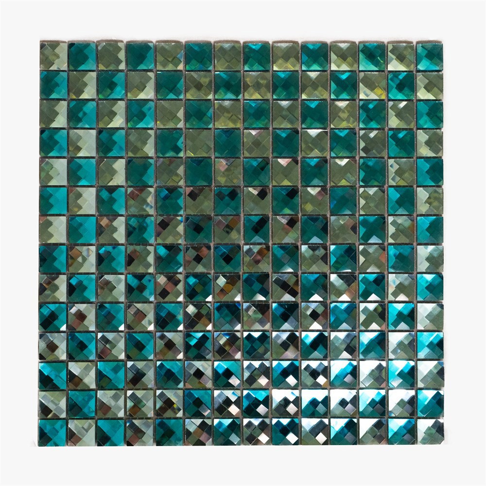 Изображение товара Декоративная мозаика Керамоград 30.4x30.4см оранжевая медная для кухни ванной бассейна