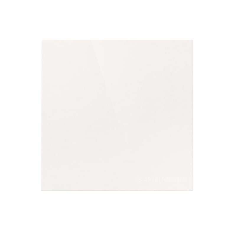 Изображение товара Керамогранит Uralgres Моноколор UF001PRekb 60x60 см молочно-белый для внутренней и наружной отделки