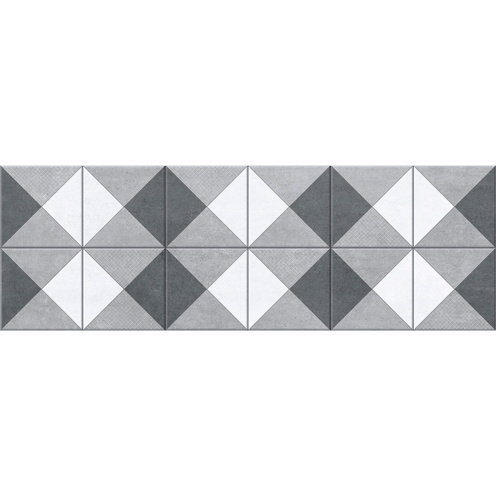 Изображение товара Настенная плитка Alma Ceramica Origami TWU93ORG27R 30x90 см серый для стен интерьера